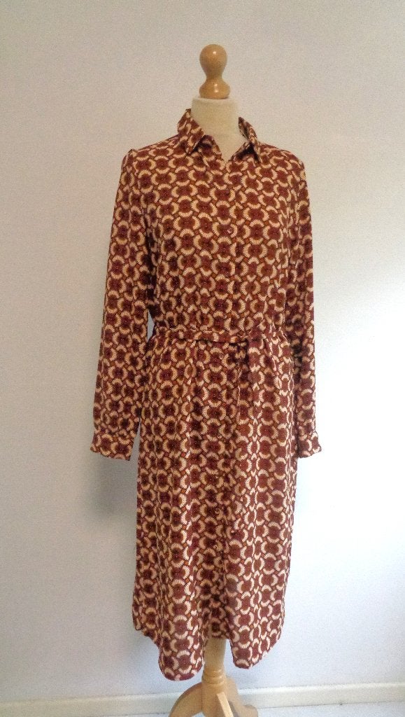 jurk geisha, Geisha, Nieuw, Maat 36 (S), Onder de knie