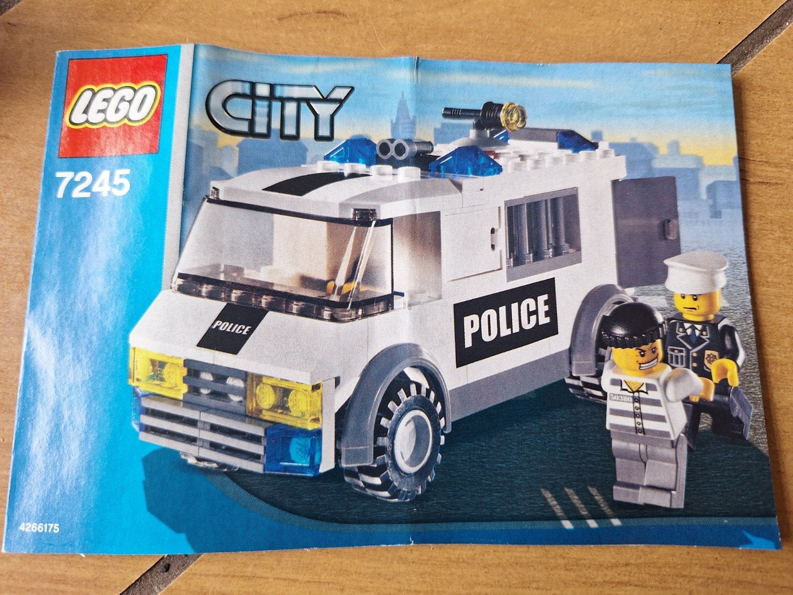 Lego City 7245 Arrestantenwagen met instructieboekje, Compleet, Lego, Ophalen of Verzenden, Complete set