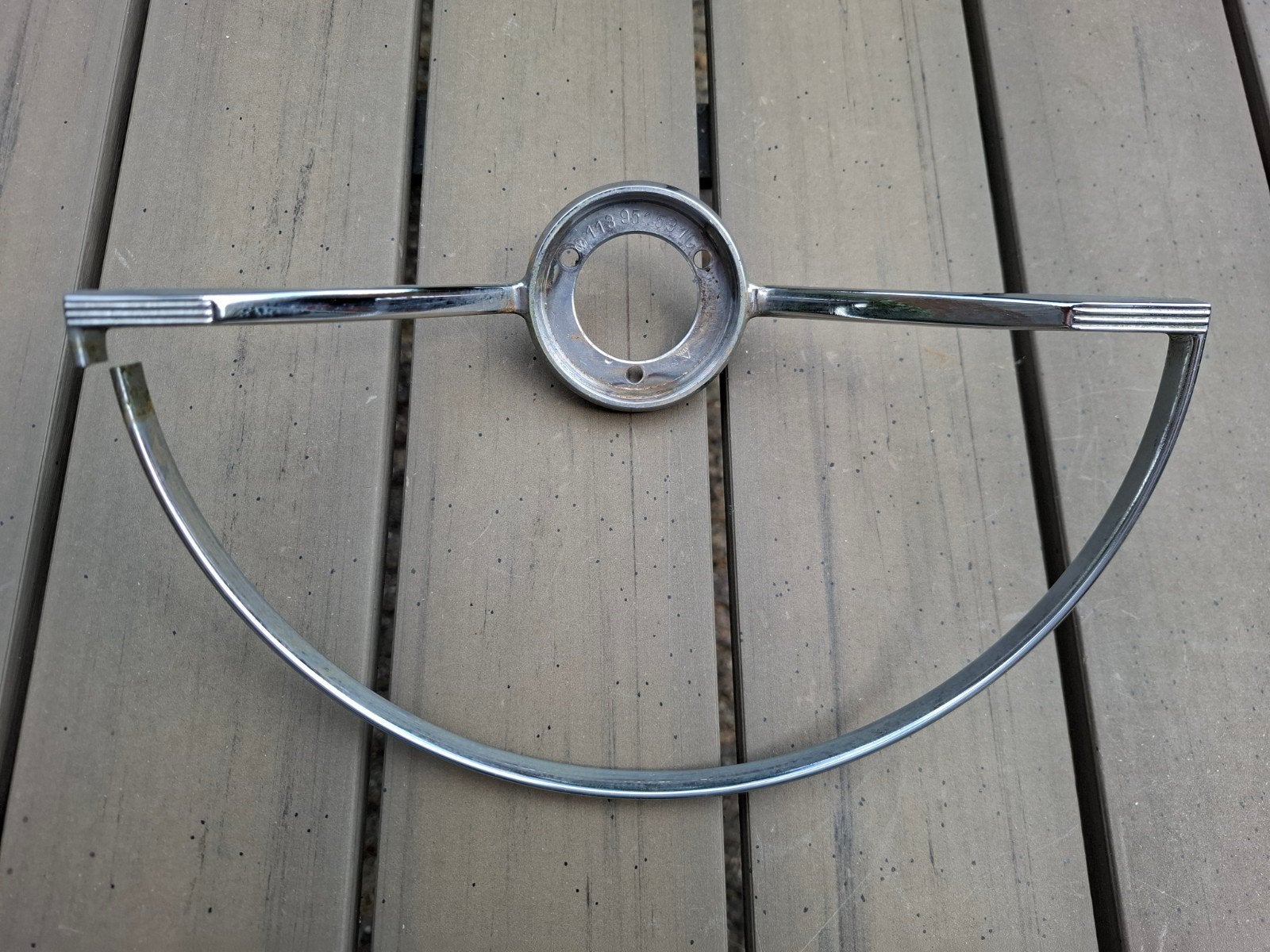 Vw kever claxonring chroom, Ophalen of Verzenden, Gebruikt