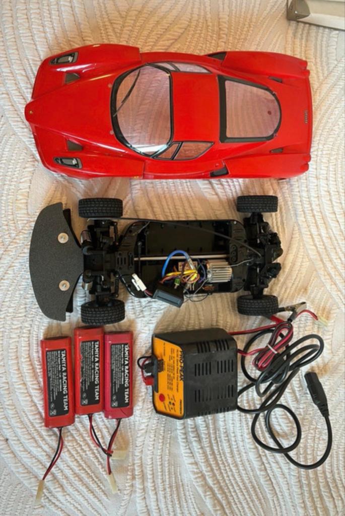Tamiya Ferrari Enzo #58298 1/10 RC 4WD Compleet, Elektro, Gebruikt, Ophalen of Verzenden, Schaal 1:10