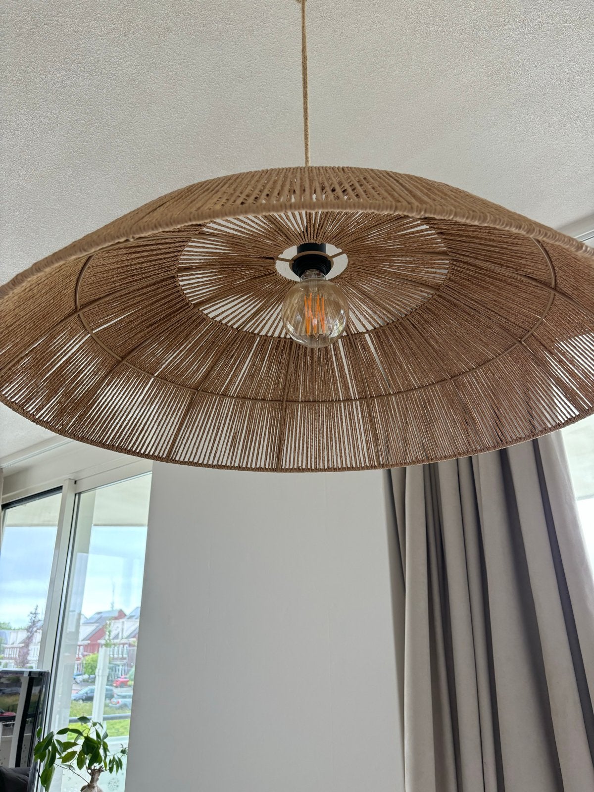 Kwantum Hanglamp Durga Naturel - Zo goed als nieuw, Huis en Inrichting, Ophalen, Zo goed als nieuw, Metaal