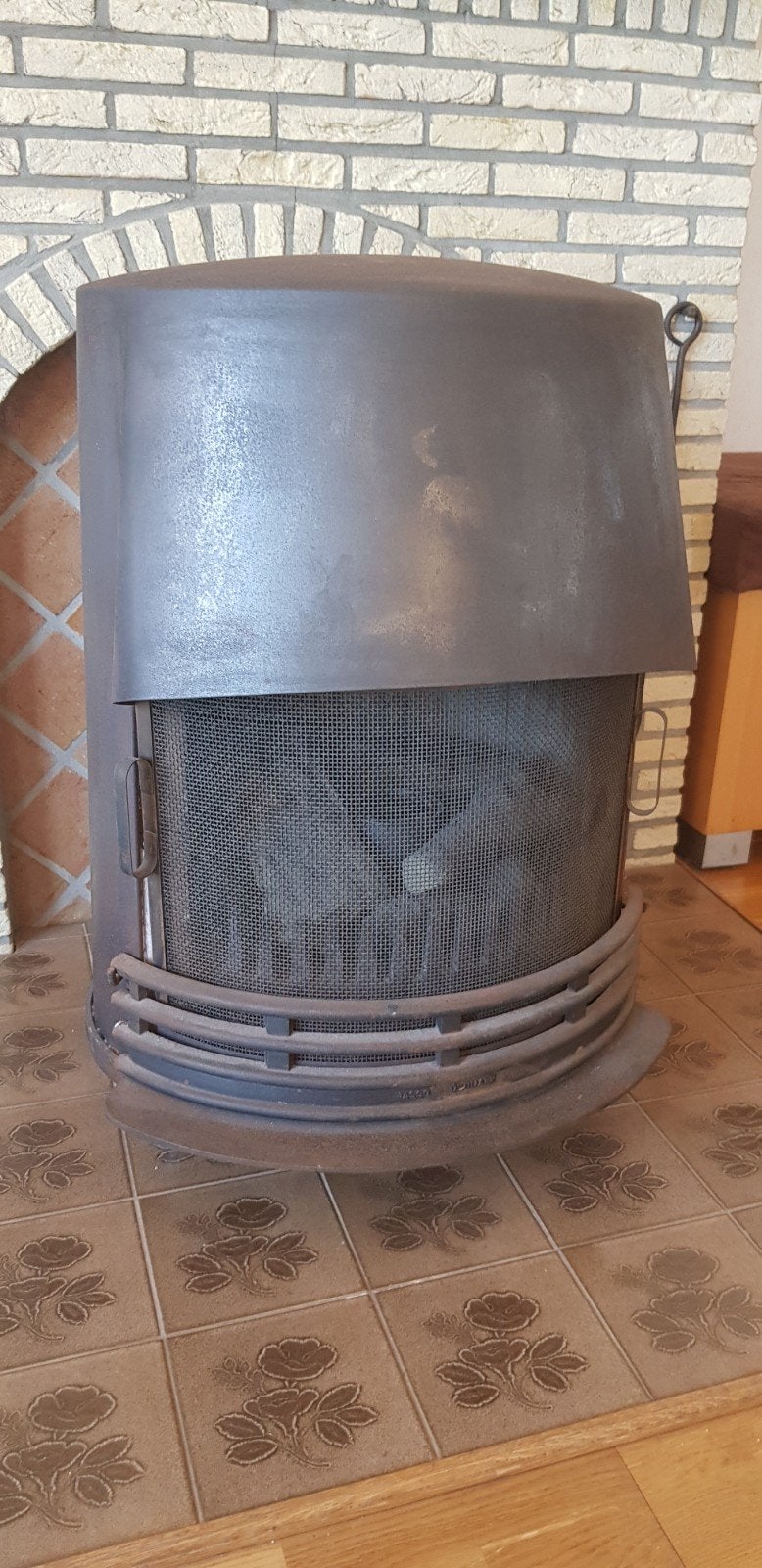 TASSO Denmark – vintage gietijzeren houtkachel, Ophalen, Gebruikt, Houtkachel, Vrijstaand