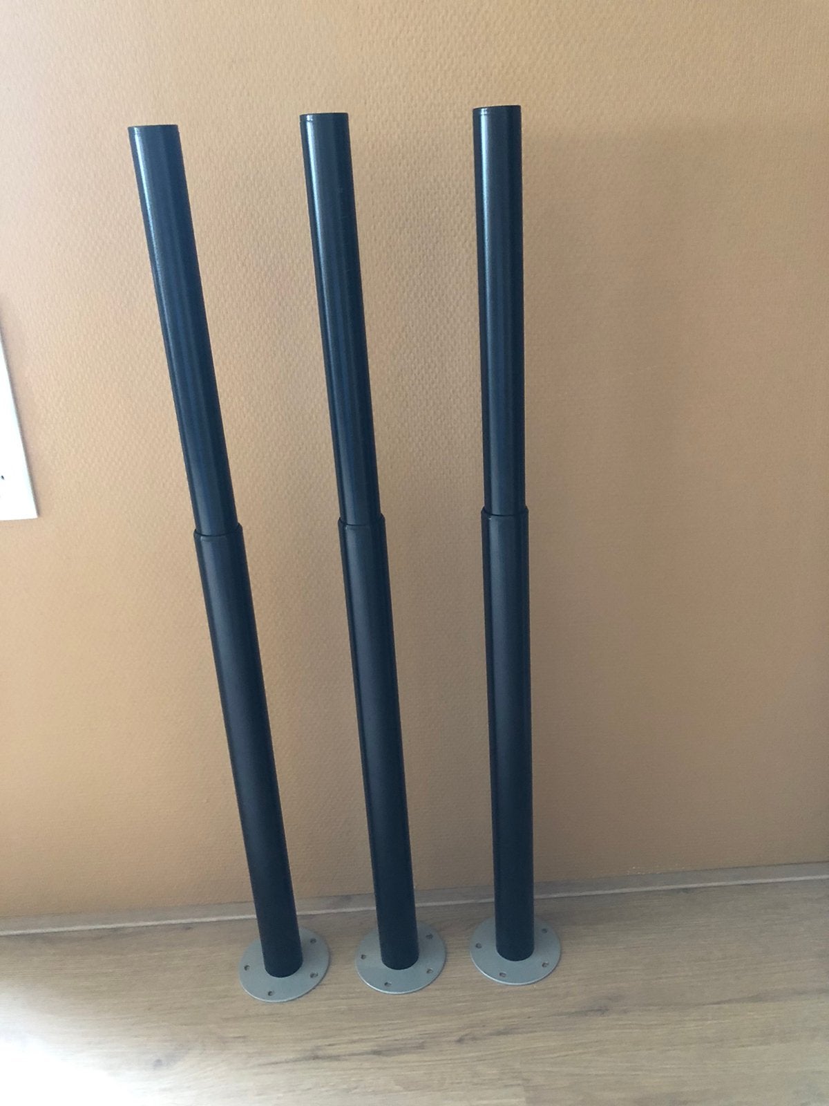 Verstelbare tafelpoten, Ophalen, Tafelpoot, 50 tot 100 cm, Rond