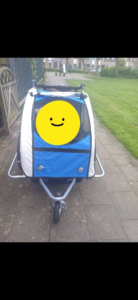 Fiets aanhanger, Ophalen, Gebruikt, Kinderkar, 80 kg of meer