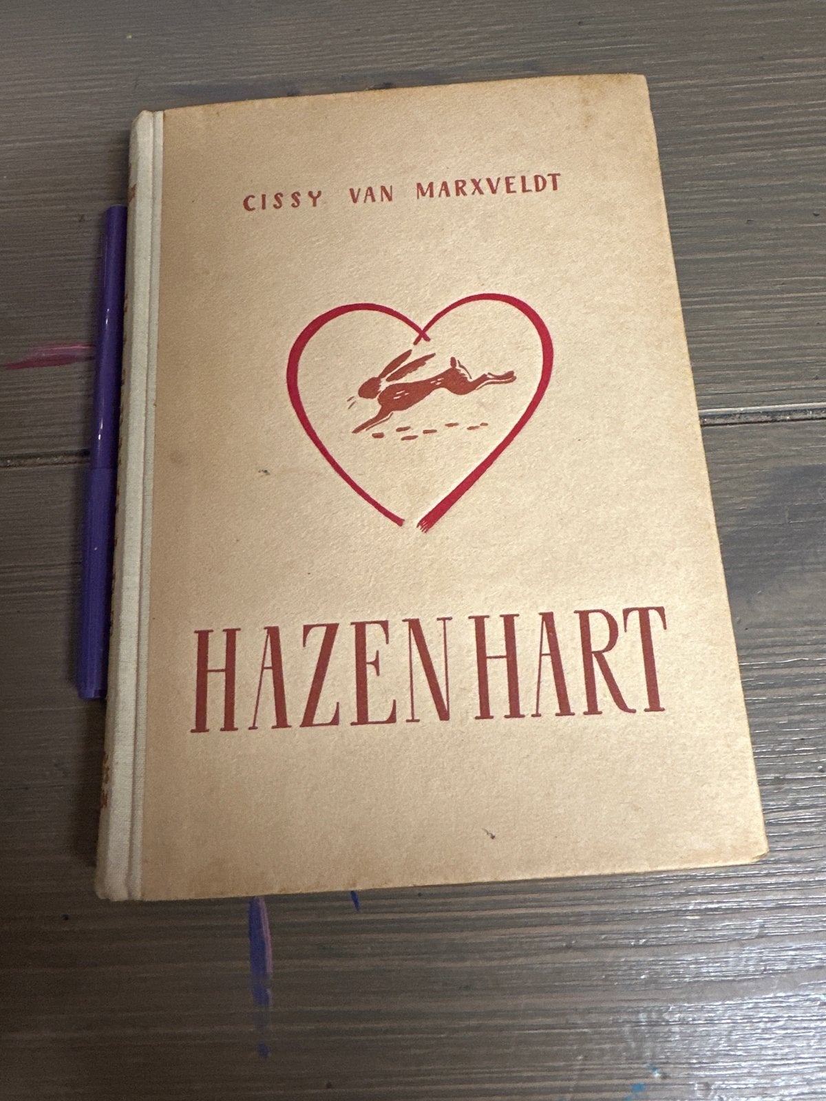 Het Hazenhart - Cissy van Marxveldt (Vintage Boek), Ophalen of Verzenden, Gelezen, Nederland