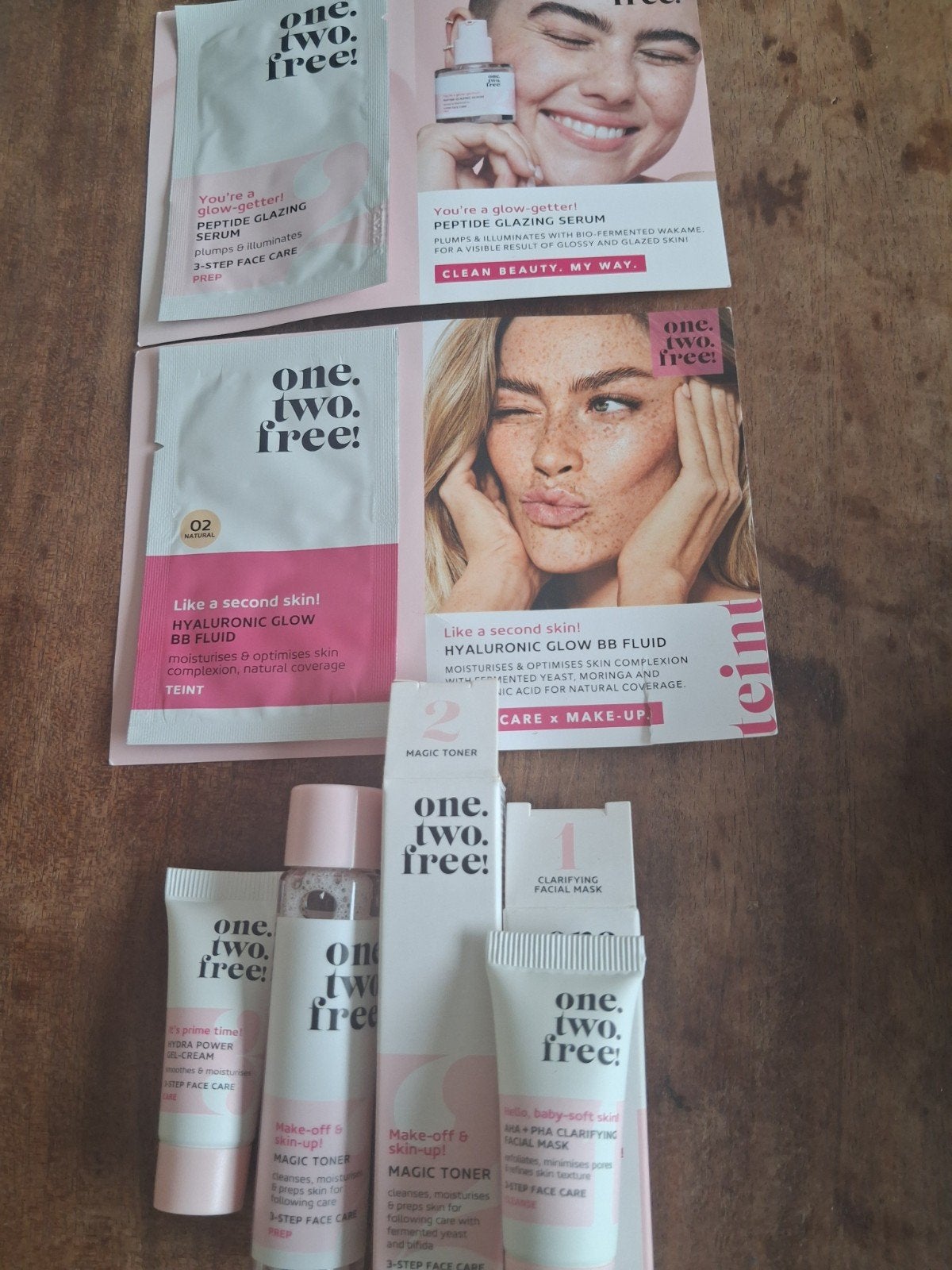 ONE TWO FREE  SKINCARE MINIATUREN, Verzenden, Gehele gezicht