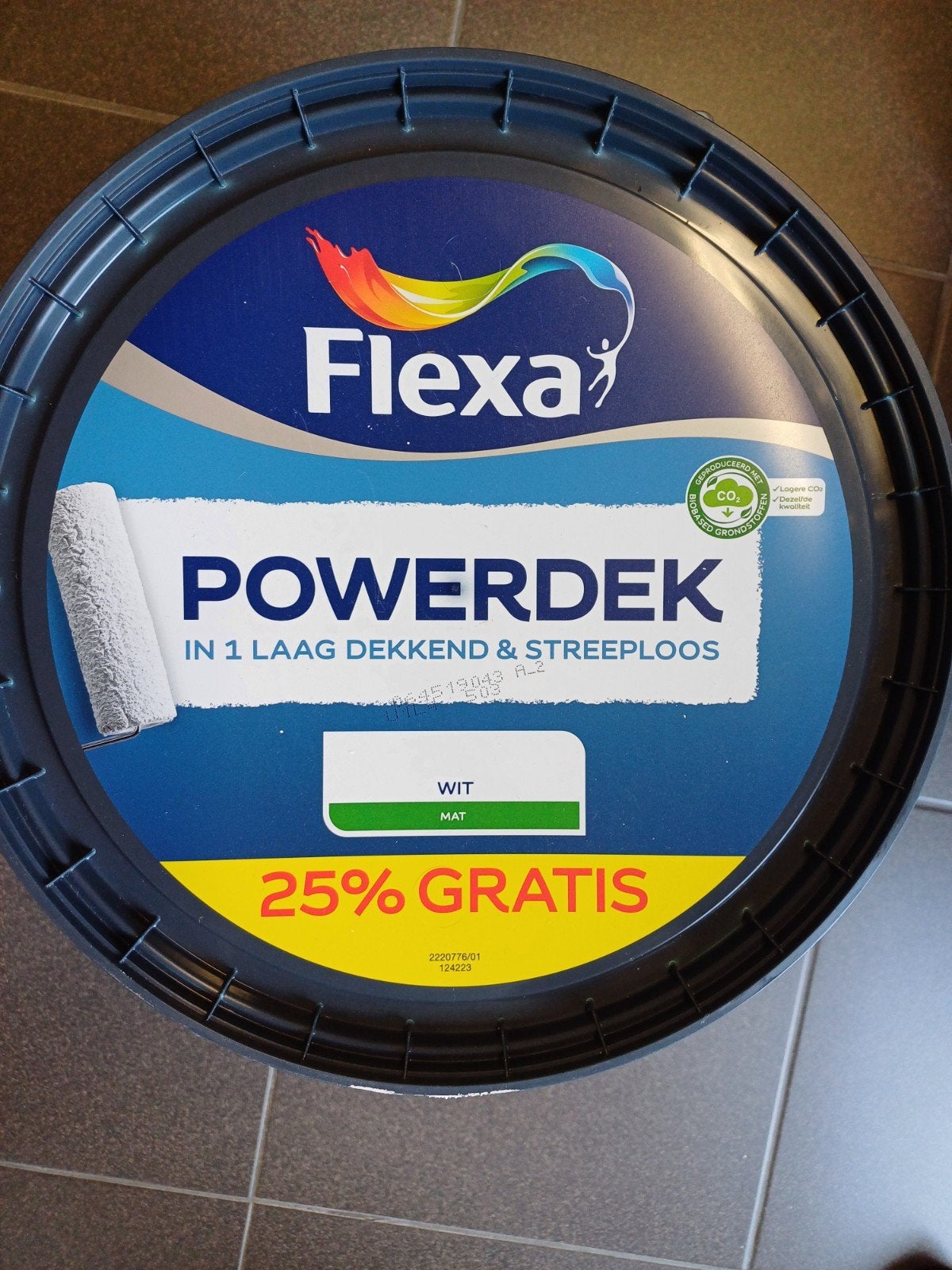 Flexa Powerdek Muurverf Wit Mat 12,5L - Nieuw, Ophalen, Wit, Nieuw, Verf