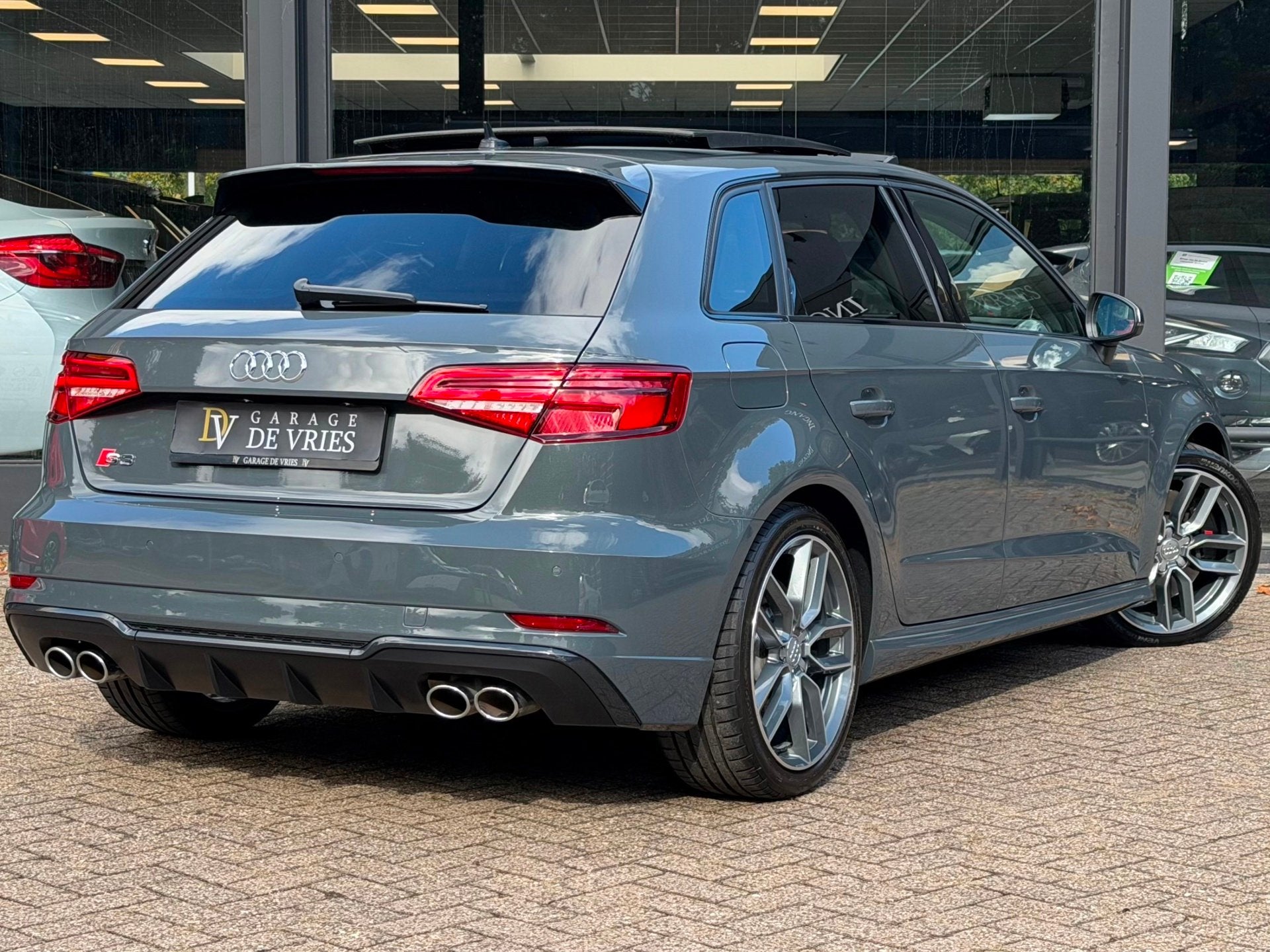 Audi S3 Sportback 2.0 TFSI Quattro Panoramadak ACC Virtual D, Auto's, Automaat, 15 km/l, Gebruikt, Zwart