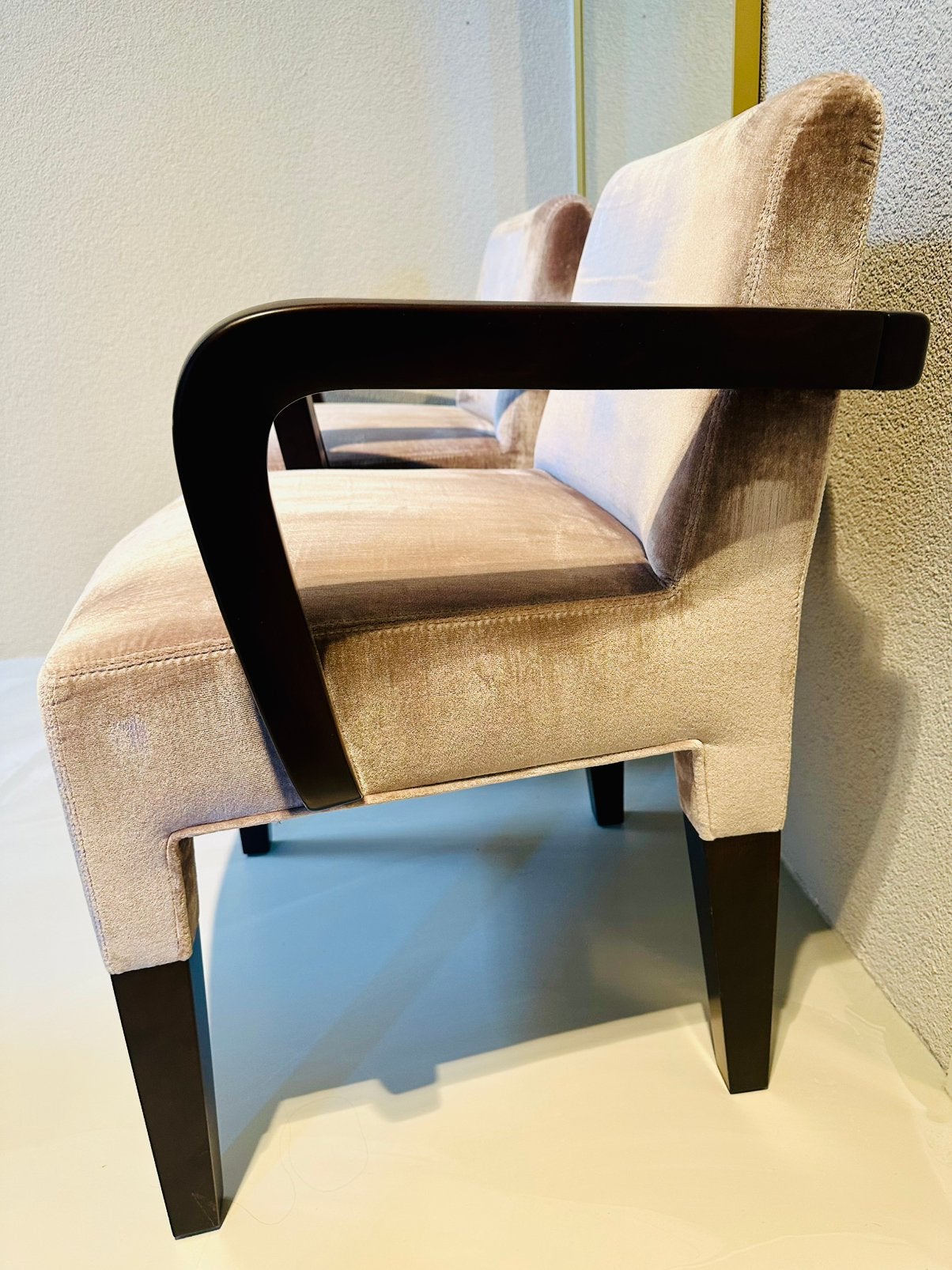 Promemoria Brigitta Short fauteuils by Romeo Sozzi set, Ophalen