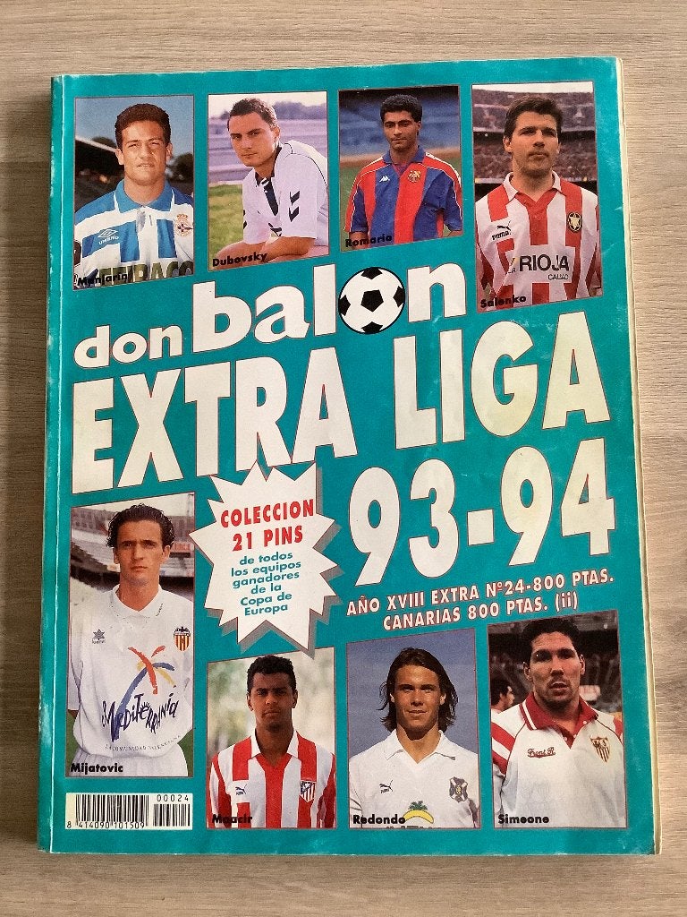 Don Balon Extra Liga 93-94 - Competitiegids Spanje, Verzamelen, Ophalen of Verzenden, Zo goed als nieuw, Buitenlandse clubs, Boek of Tijdschrift