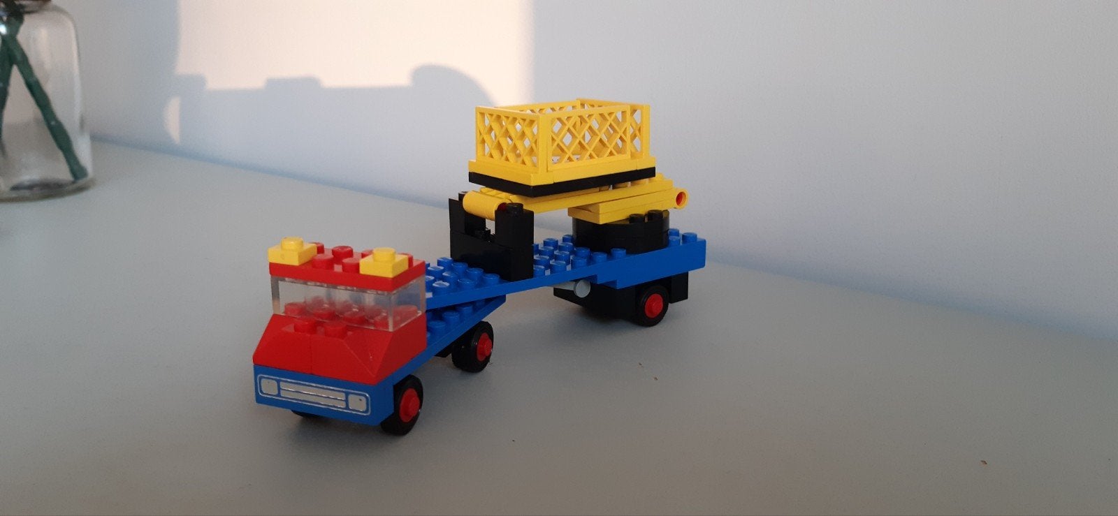 Lego vintage set 655 mobile hydraulic hoist, Gebruikt, Overige thema's, Lego, Ophalen of Verzenden