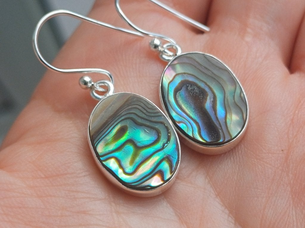 Vanoli 925 zilveren oorbellen met abalone, Sieraden, Tassen en Uiterlijk, Daiva1973@hotmail.com, Hangers, Vanoli, Overige kleuren
