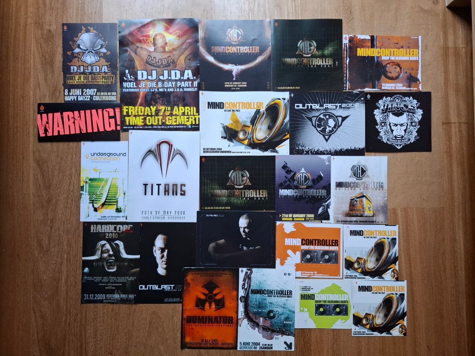 Art Of Dance flyer pakket. Hardcore Gabber Thunderdome, Ophalen of Verzenden, Zo goed als nieuw, Muziek