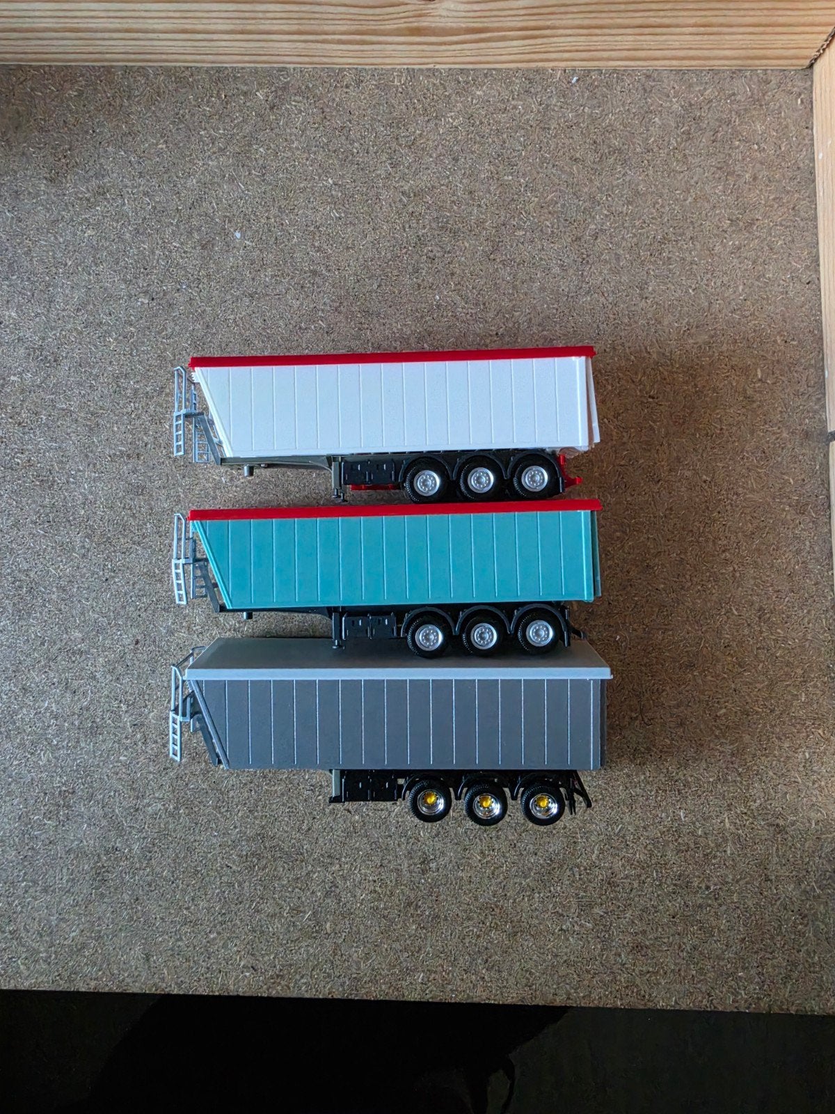 1666 aanbieding herpa kempf trailer set, Ophalen of Verzenden, Nieuw, Bus of Vrachtwagen, Herpa