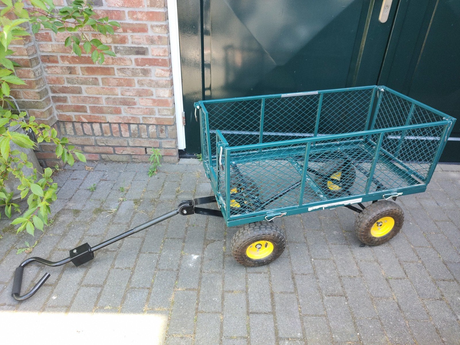 Gedeeltelijk opvouwbare bolderkar met luchtbanden, Ophalen, Gebruikt, Onbekend, Onbekend