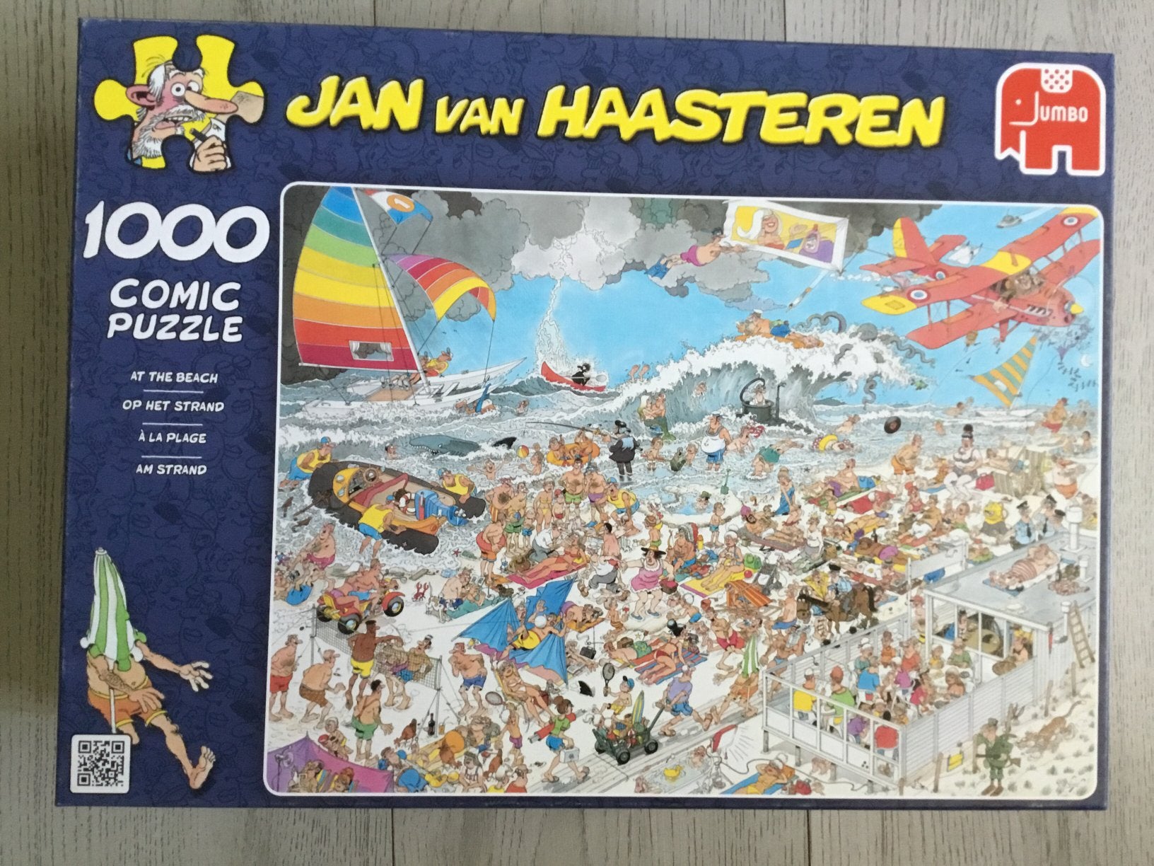 Op het strand 1000 stukjes., Ophalen of Verzenden, 500 t/m 1500 stukjes, Zo goed als nieuw