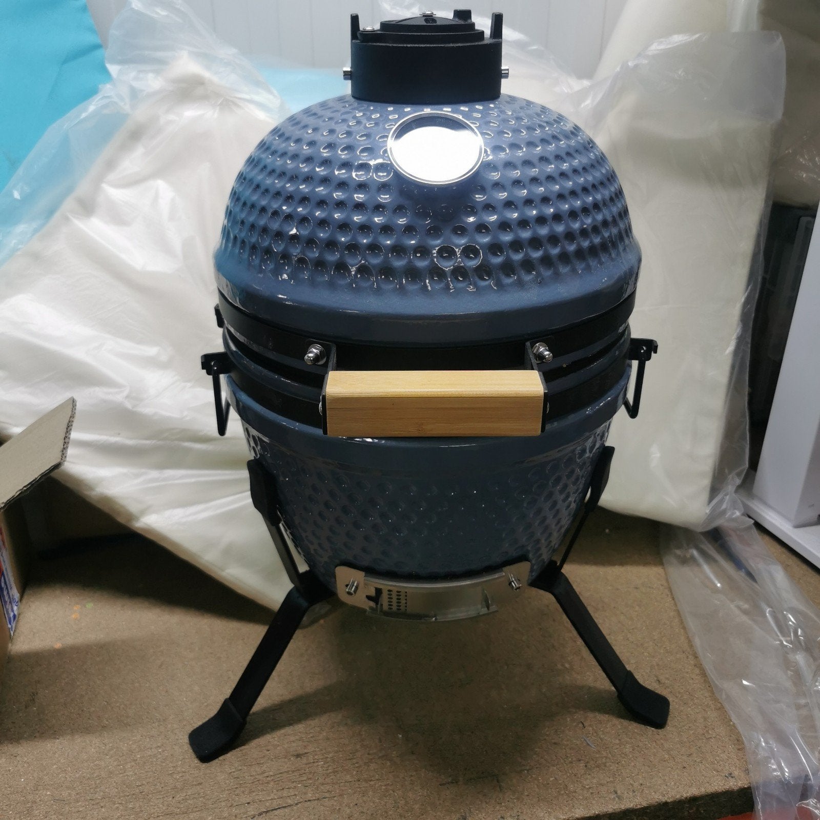Compacte Kamado BBQ - Ideaal voor Balkon of Camping, Ophalen, Zo goed als nieuw, Onbekend
