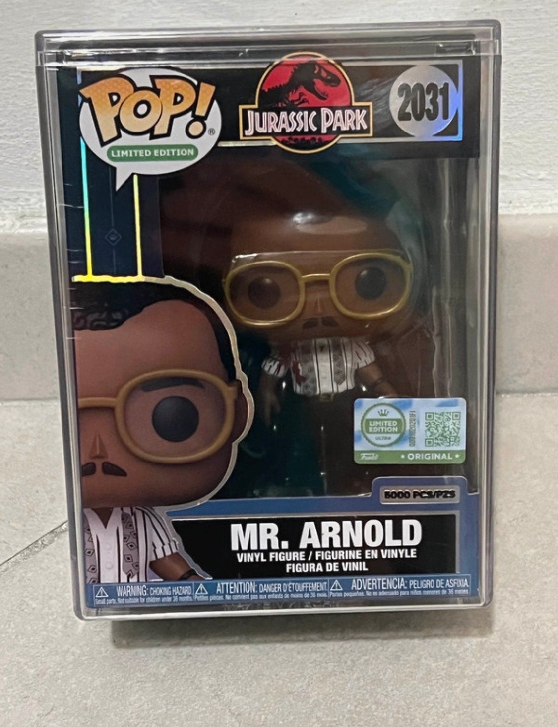 Funko Pop! Jurassic Park Mr. Arnold Limited Edition 5000PCS, Nieuw, Ophalen of Verzenden, 2802 Wetmore Avenue, Everett, WA 98201, USA