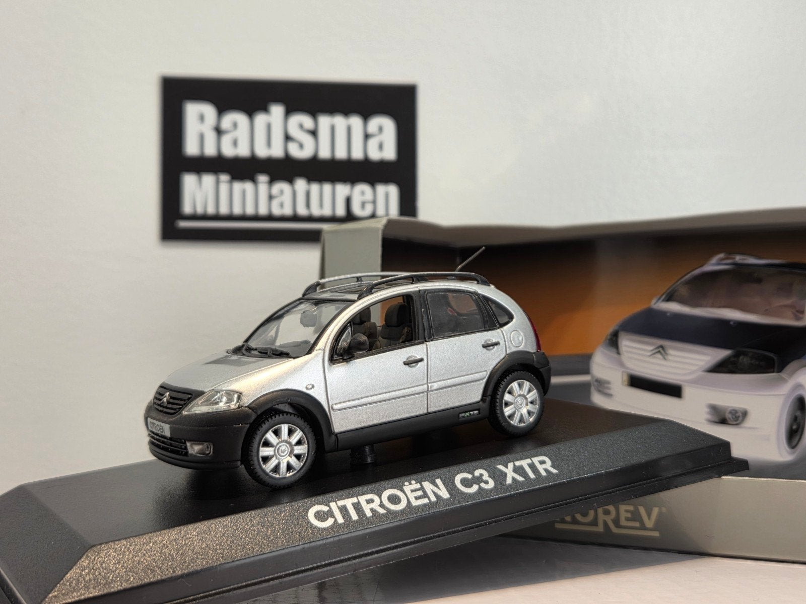 Citroën C3 XTR - Silver - 1:43 Norev, Auto, Nieuw, Norev, Ophalen of Verzenden
