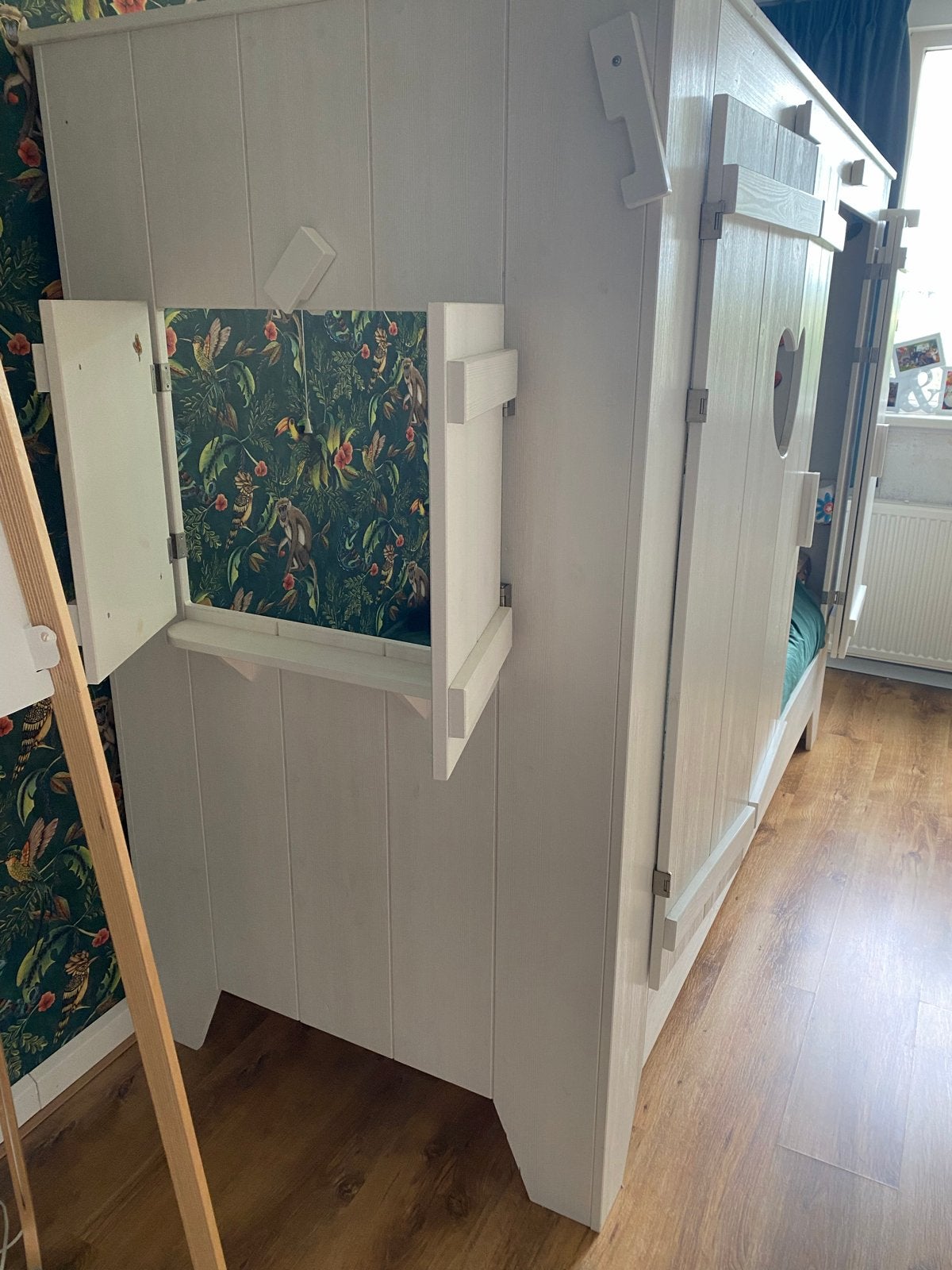 Uniek  bedstee bed van Lief! voor Kinderkamer, Ophalen, 85 tot 100 cm, Zo goed als nieuw, Matras