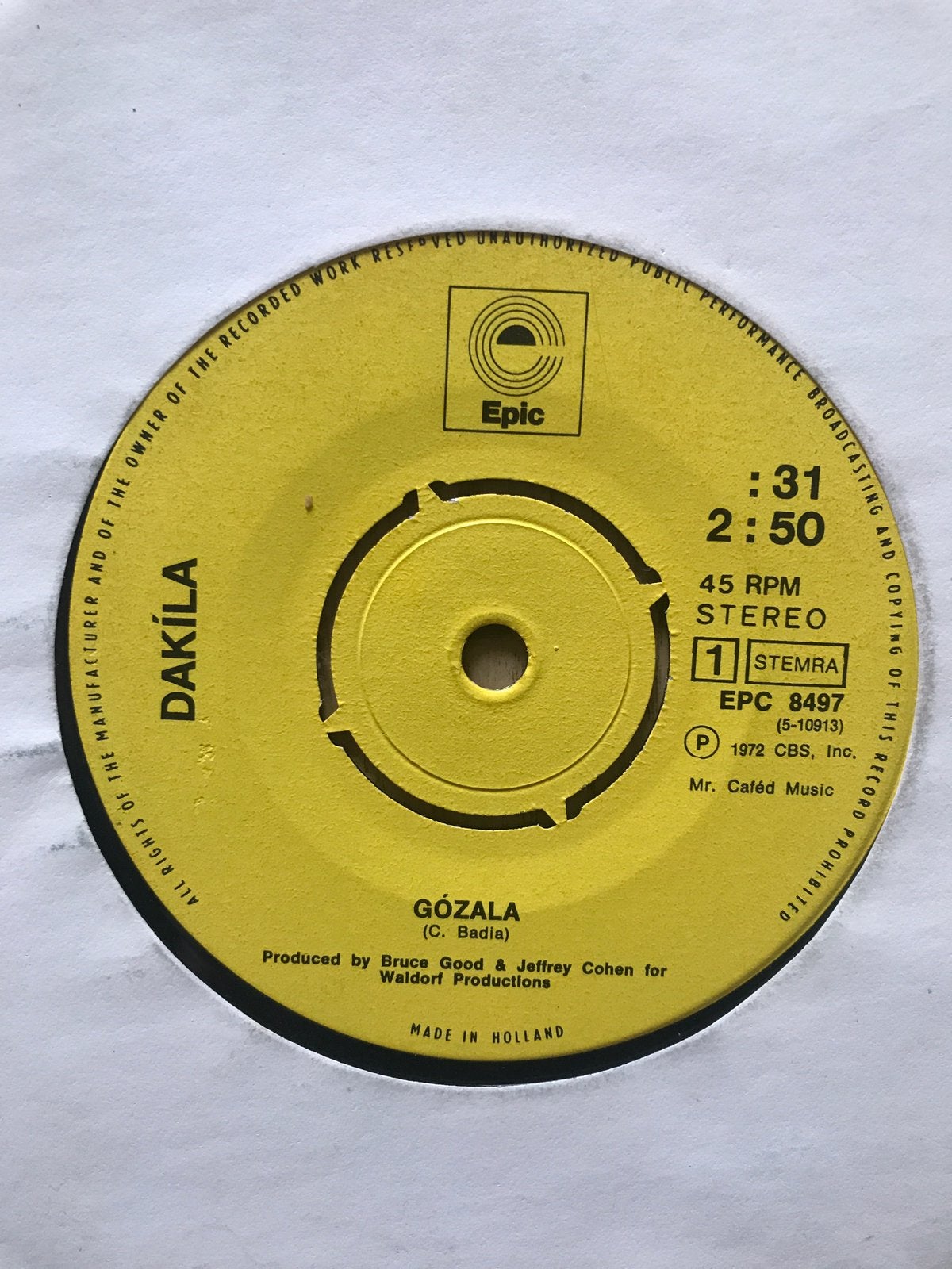 Dakila / gozala / el dubi / Latin funk 45, Ophalen of Verzenden, Zo goed als nieuw, Latin en Salsa