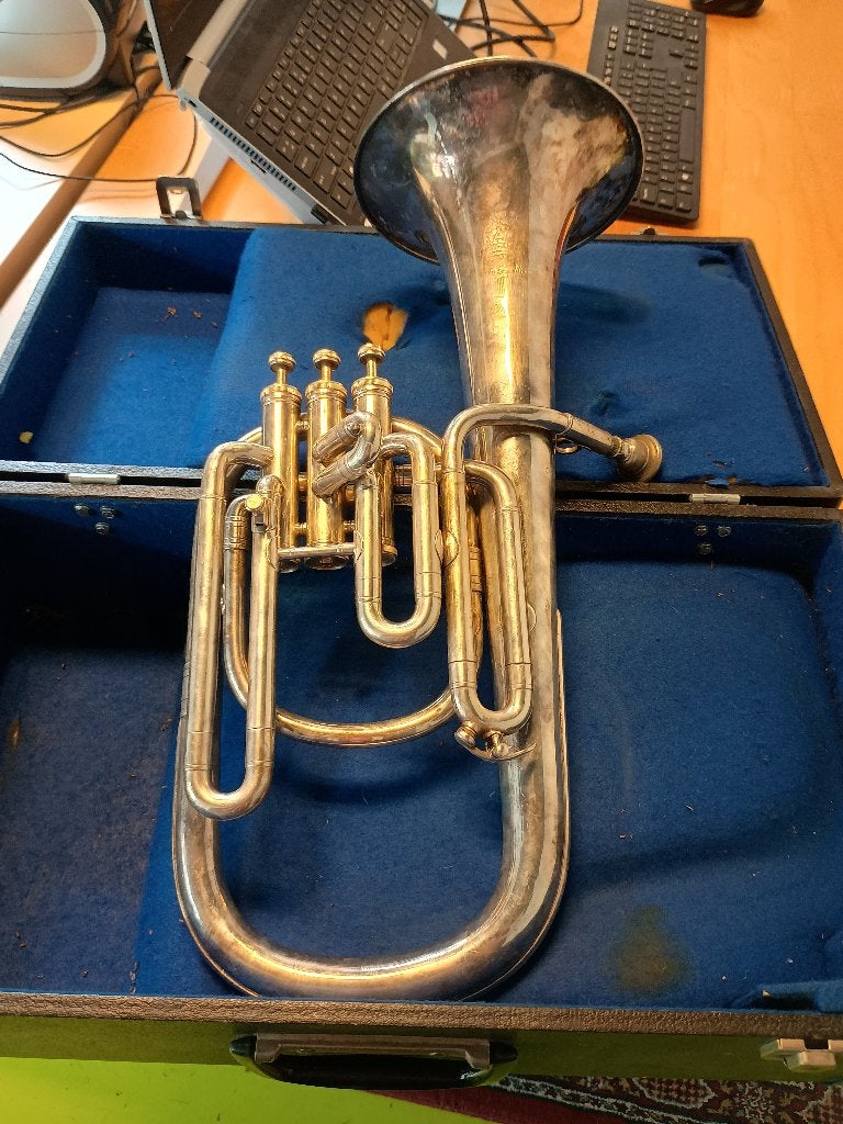 Althoorn, Muziek en Instrumenten, Manchester Brass, Gebruikt, Onbekend, Ophalen of Verzenden