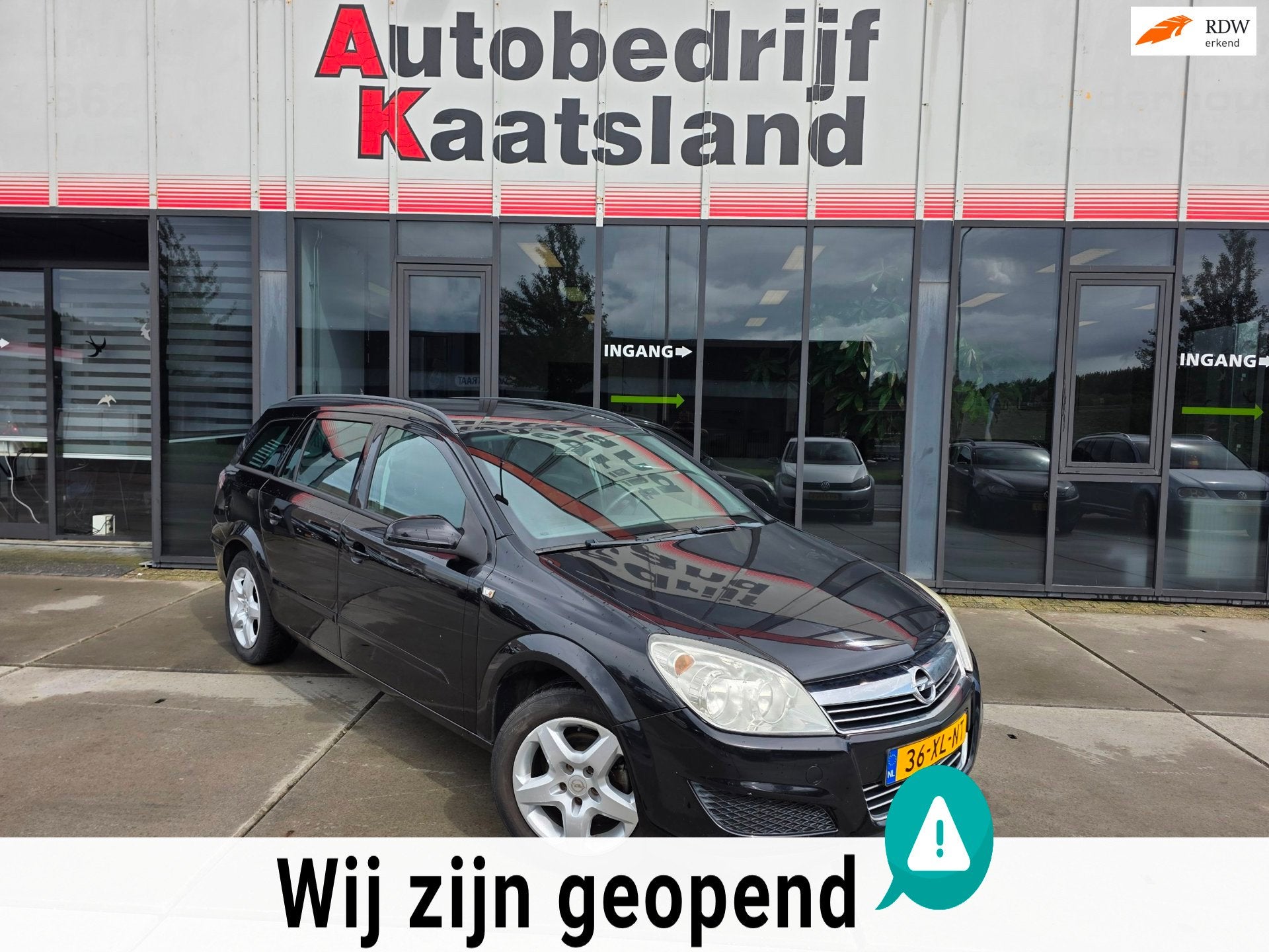 Opel Astra Wagon 1.6 Business - Airco - Electr Ramen -, Auto's, Opel, Voorwielaandrijving, Gebruikt, Zwart, 4 cilinders