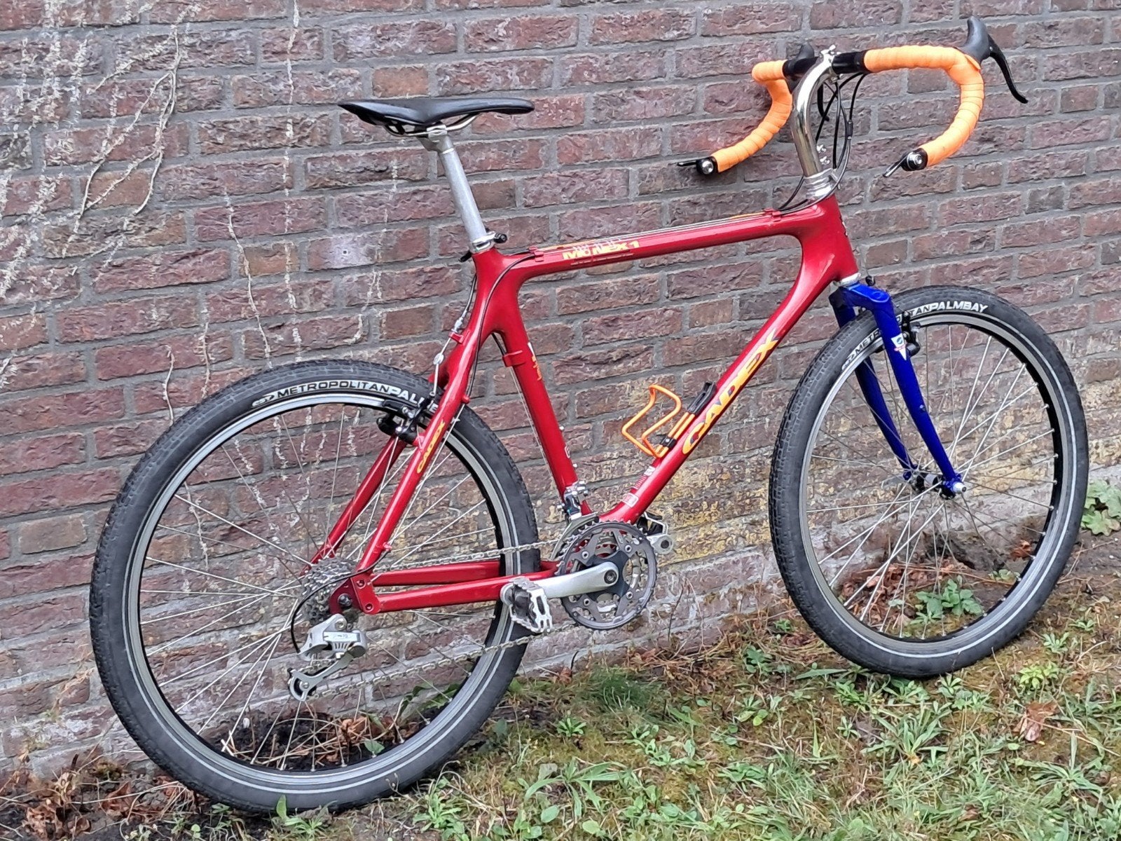 giant monex (cadex) met dropbar gravelbike, Ophalen, Gebruikt, Velgrem, Giant