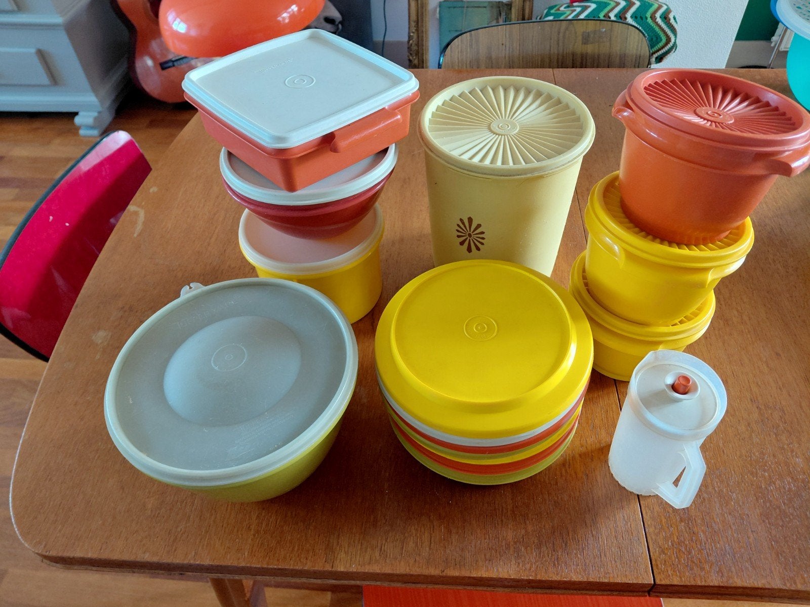 Vintage Tupperware, een paar bakjes met sterdeksel!

De lich, Ophalen of Verzenden, Gebruikt