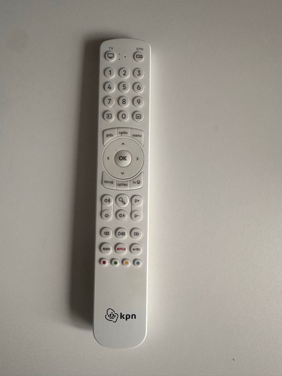 KPN afstandsbediening voor TV en ontvanger, Audio, Tv en Foto, Ophalen of Verzenden, Zo goed als nieuw, Origineel, Tv