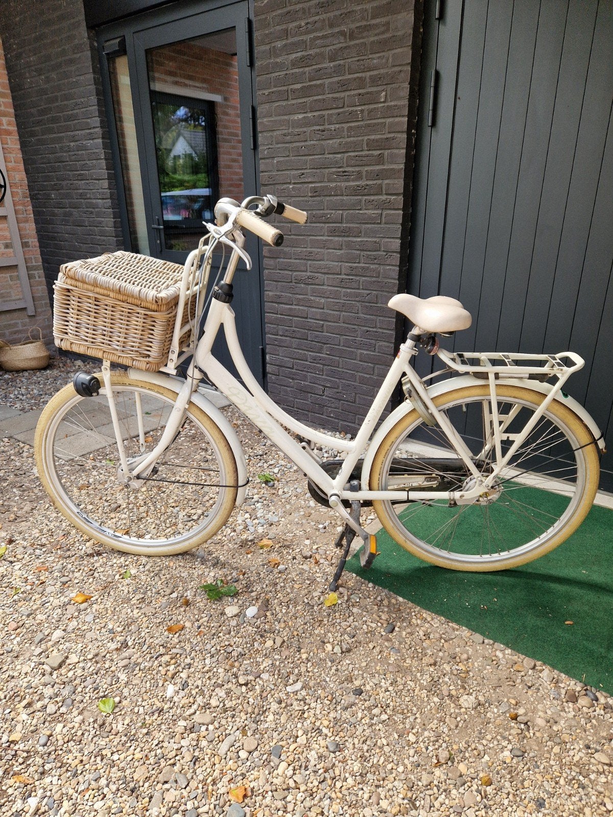 Batavus Diva Damesfiets - Crème met Mandje, Ophalen, Gebruikt, Versnellingen, Batavus