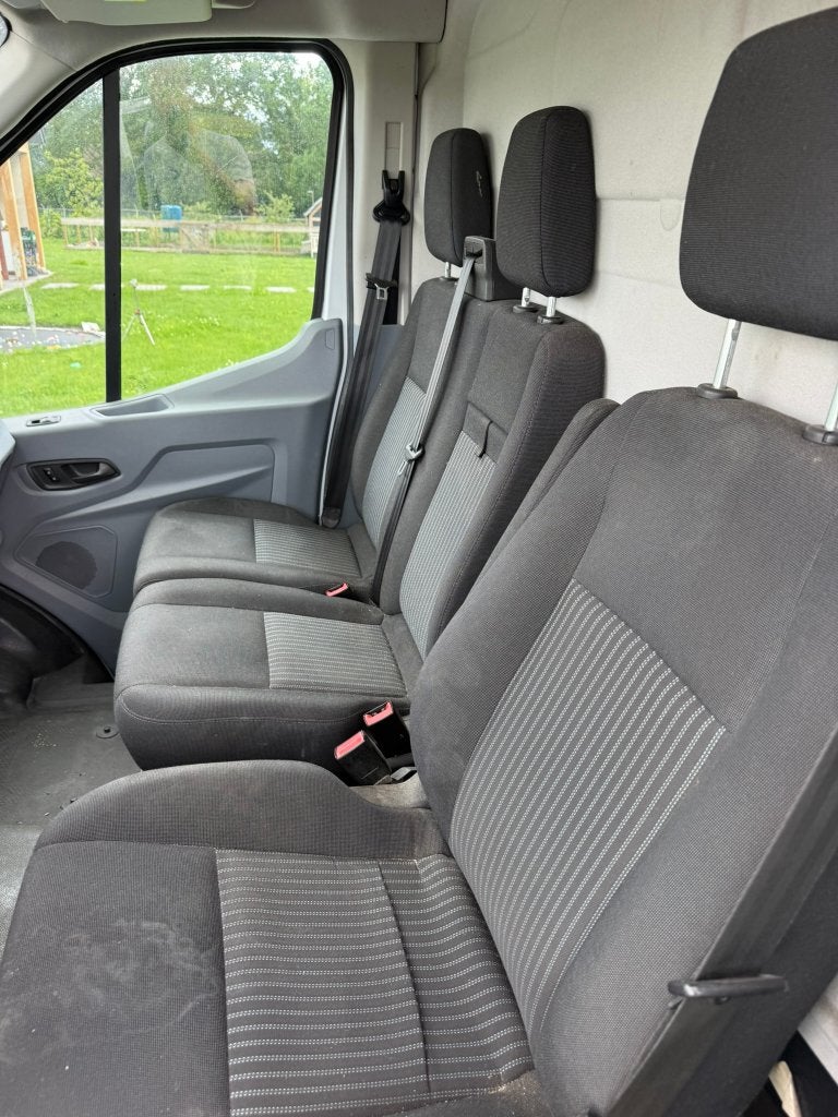 Ford Transit GB 350 L3h2 Tdci 130pk 2017 export loopt niet, Stof, 1995 cc, Zwart, 4 cilinders