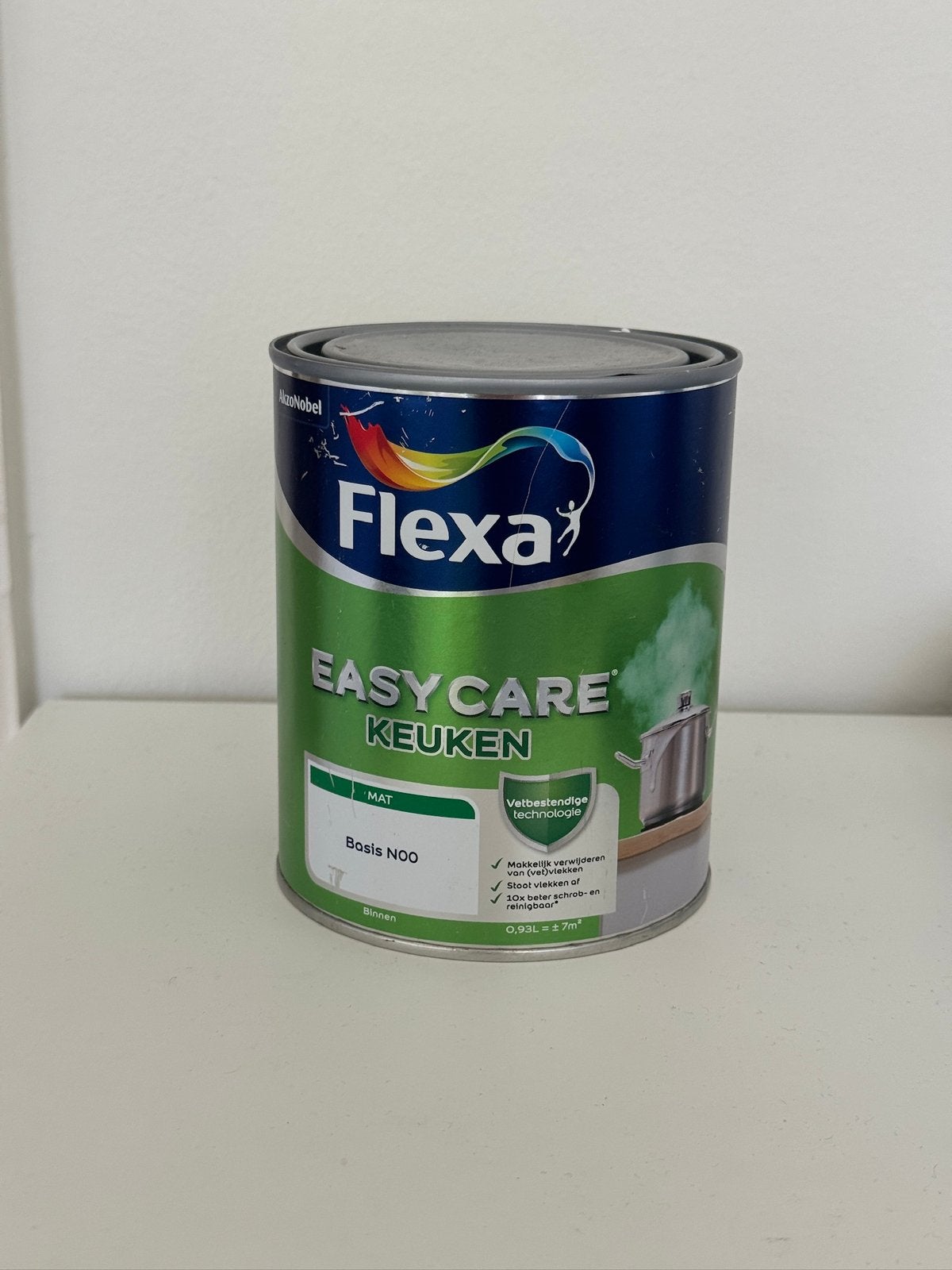 Flexa Easycare keuken Velvet Touch 1 L, Doe-het-zelf en Verbouw, Verf, Beits en Lak, Ophalen, Paars, Nieuw, Verf