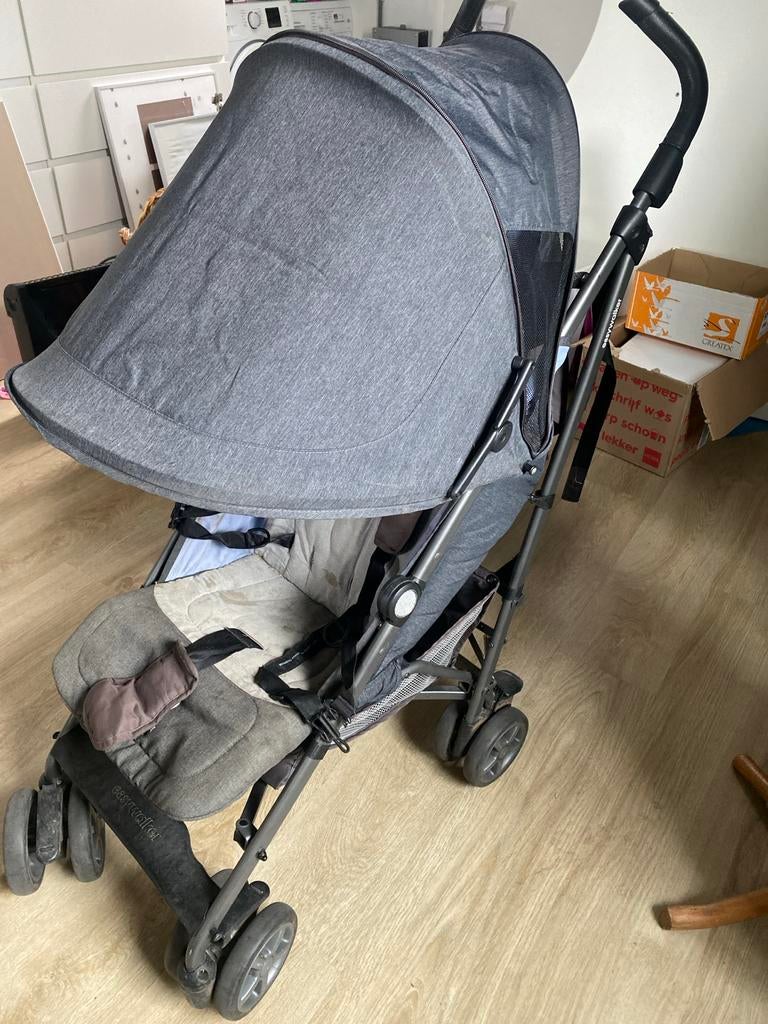 Easywalker buggy inklapbaar - Grijs, Ophalen, Zo goed als nieuw, Overige merken, Zonnekap