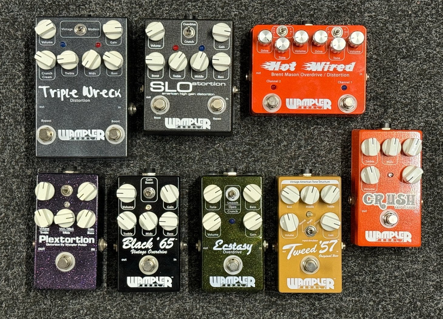 8 Wampler pedalen, veel V1 !, Ophalen of Verzenden, Zo goed als nieuw