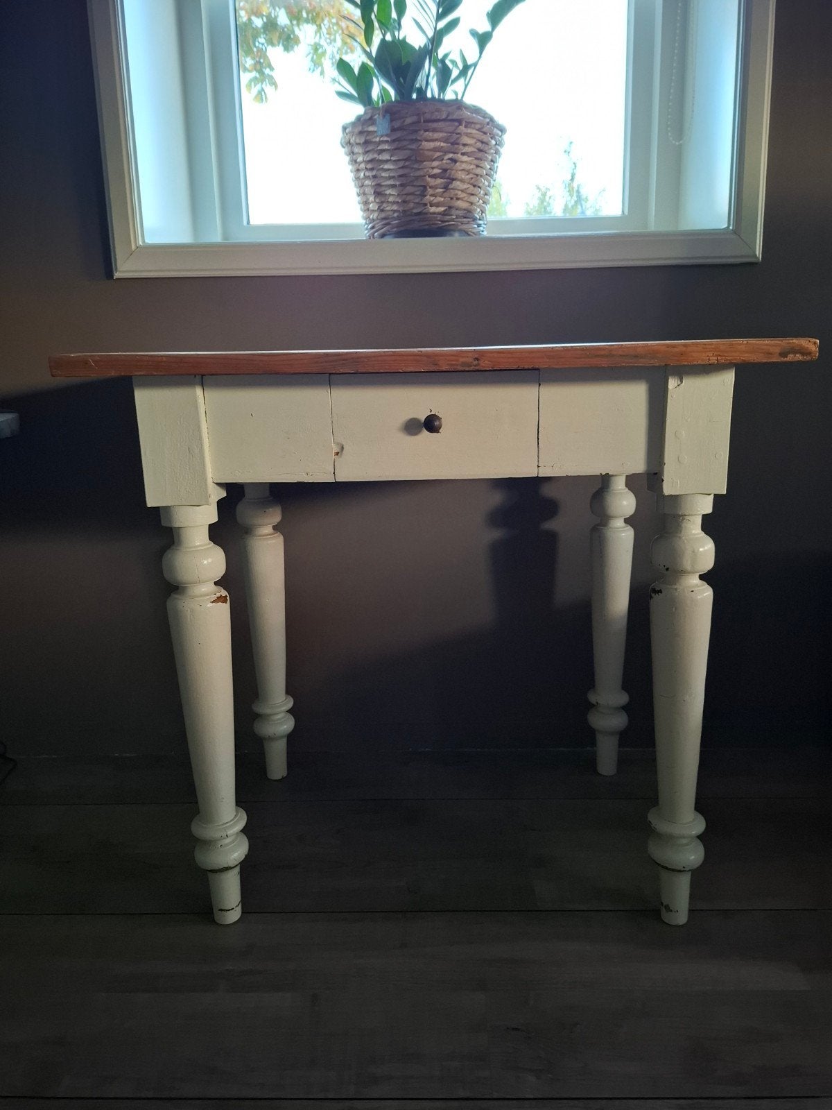 Tafeltje, Huis en Inrichting, Tafels | Bijzettafels, Ophalen, Gebruikt, Landelijk, 75 cm of meer