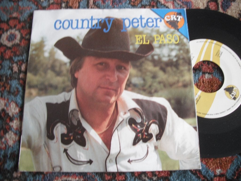 Country Peter - El Paso., Ophalen of Verzenden, Zo goed als nieuw, 12 inch, Levenslied of Smartlap