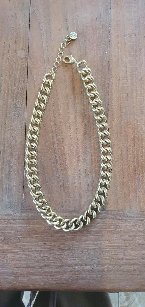Otazu prachtige goudkleurige ketting, Ophalen of Verzenden, Zo goed als nieuw, Goud, Overige materialen
