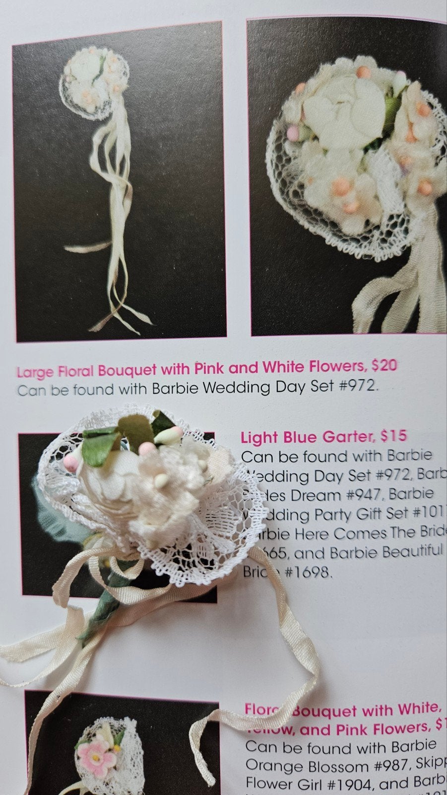 Vintage Barbie boeket Wedding Day Set 60's, Ophalen of Verzenden, Gebruikt, Accessoires