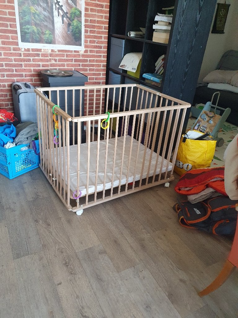 Box, Kinderen en Baby's, Boxen, Ophalen, Gebruikt, Rechthoekig, In hoogte verstelbaar