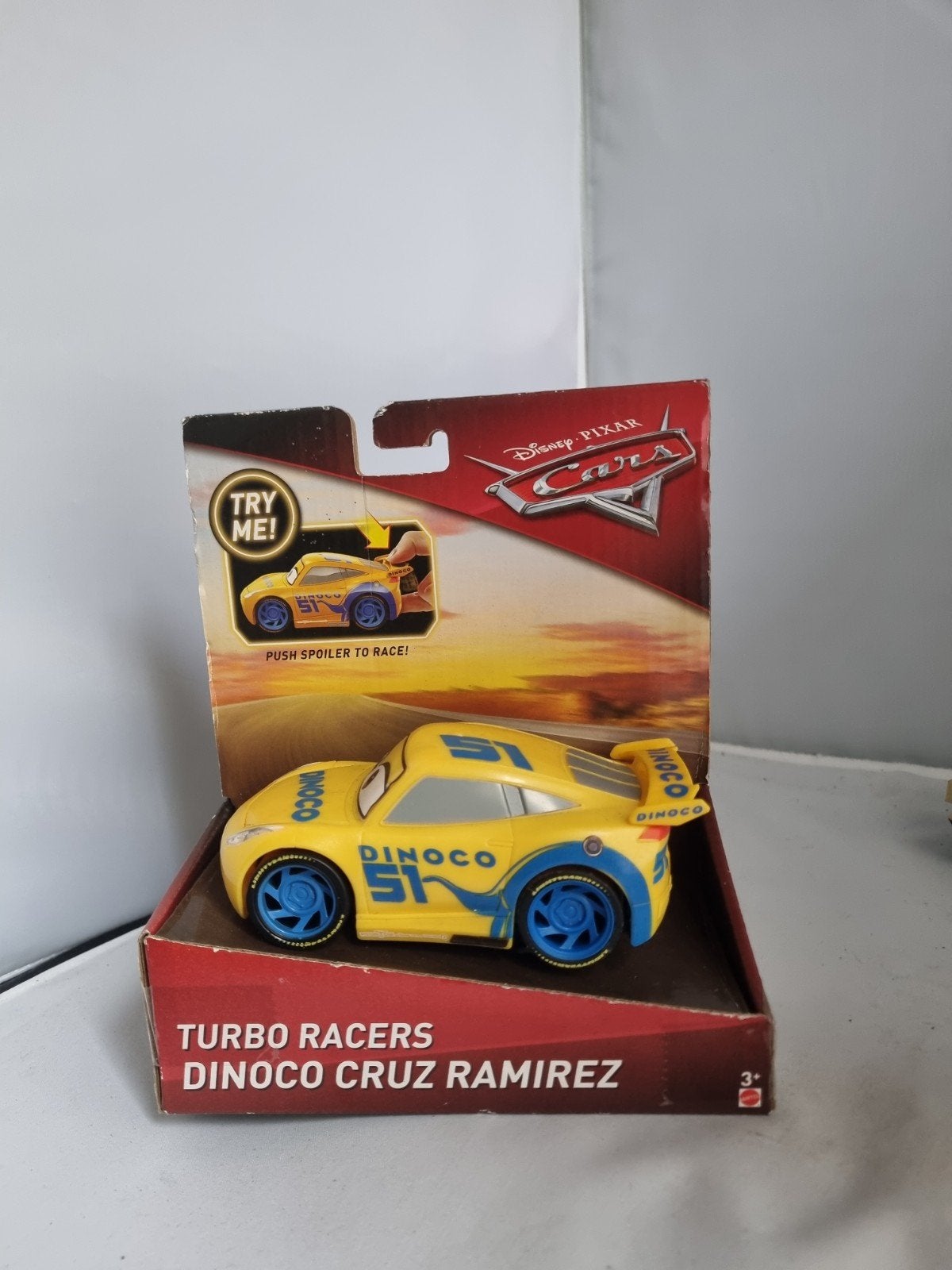 Disney Pixar Cars Turbo Racers Dinoco Cruz Ramirez, Ophalen of Verzenden, Nieuw