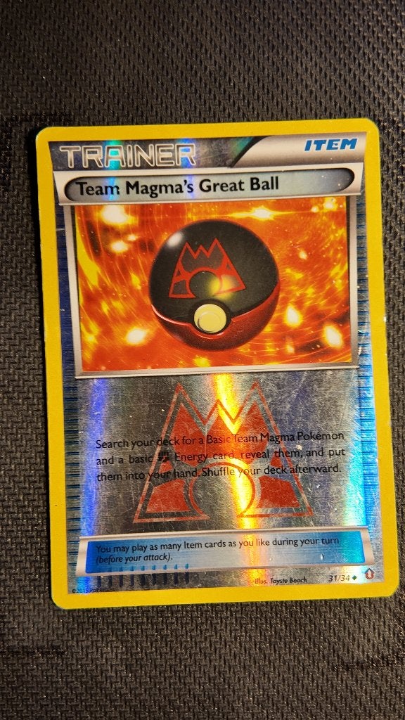 Team Magma's Great Ball 31 Double Crisis | Pokemon kaart, Ophalen, Zo goed als nieuw, Losse kaart, Foil