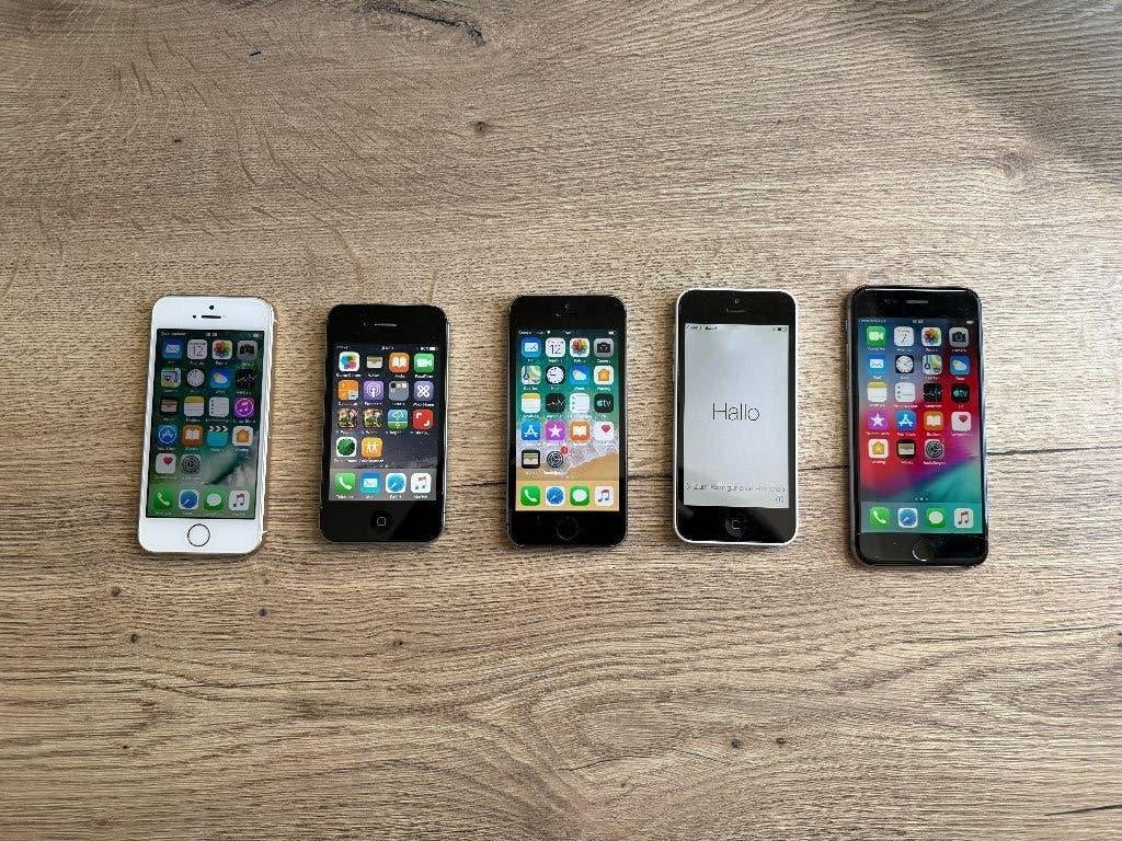 iPhone SE - 4S - 5S - 5C - 6, Gebruikt, 16 GB, Zwart, Ophalen of Verzenden