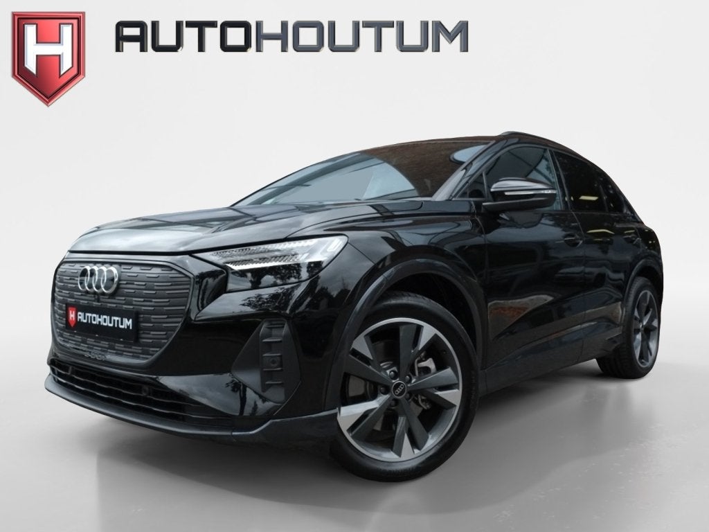 Audi Q4 e-tron 45 quattro Adv. Ed. trekhaak 210KW 83kwh, Auto's, Audi, 0 cilinders, Gebruikt, Zwart, Zwart