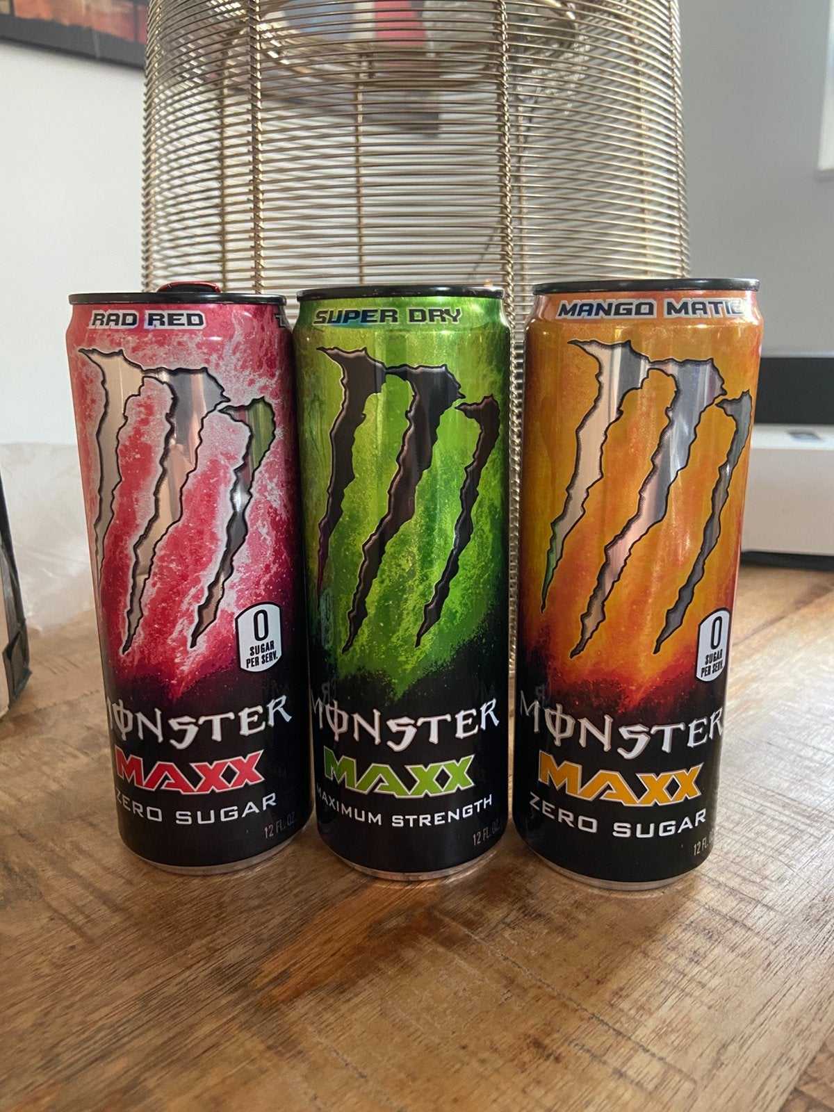 Monster energy maxx blikjes, Ophalen of Verzenden, Zo goed als nieuw, Frisdrank, Overige merken