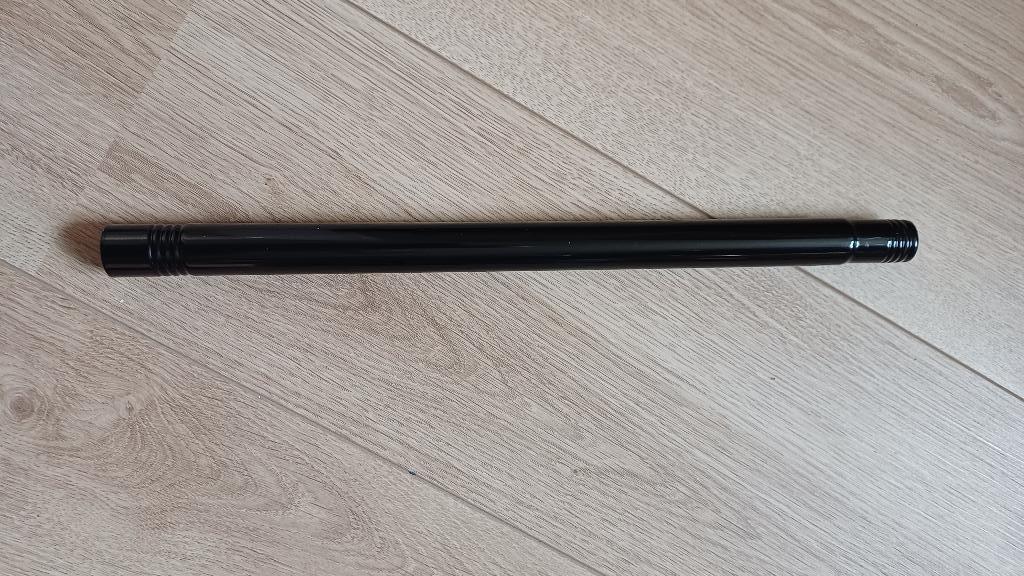 Koppelstuk gordijnroede - zwart - diameter 25mm, Zwart, Zo goed als nieuw, Minder dan 100 cm, 50 tot 100 cm