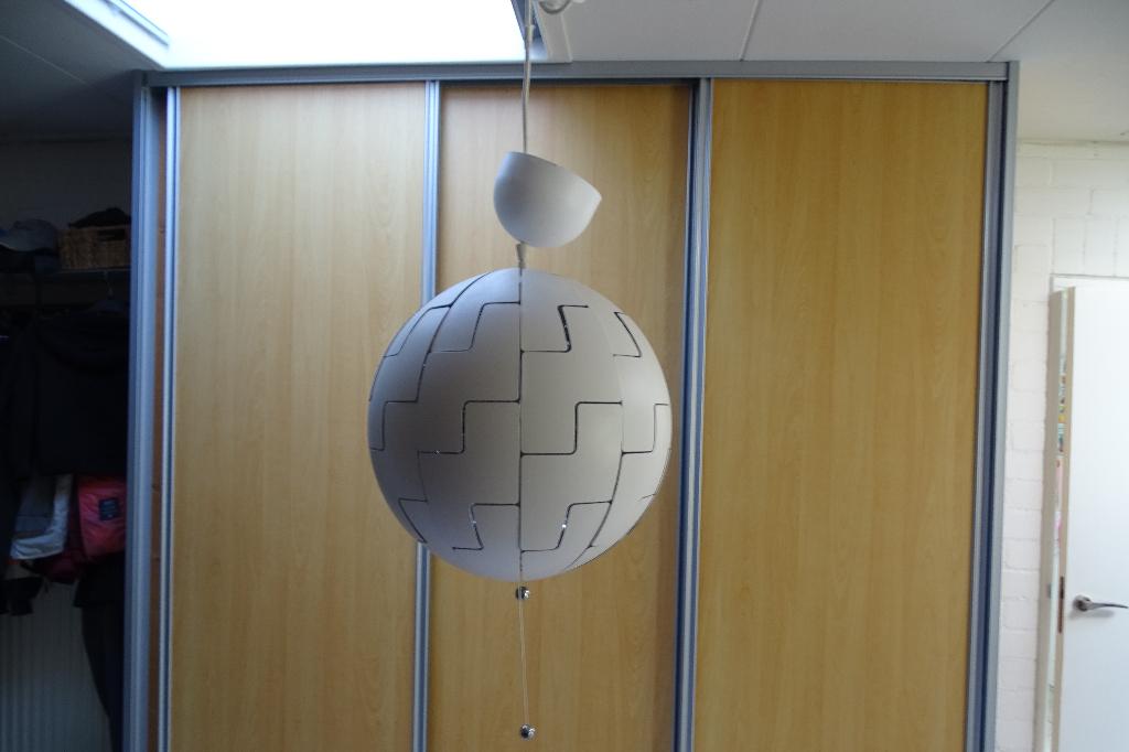hanglamp Ikea, Huis en Inrichting, Lampen | Hanglampen, Ophalen of Verzenden, Zo goed als nieuw, Metaal, Minder dan 50 cm