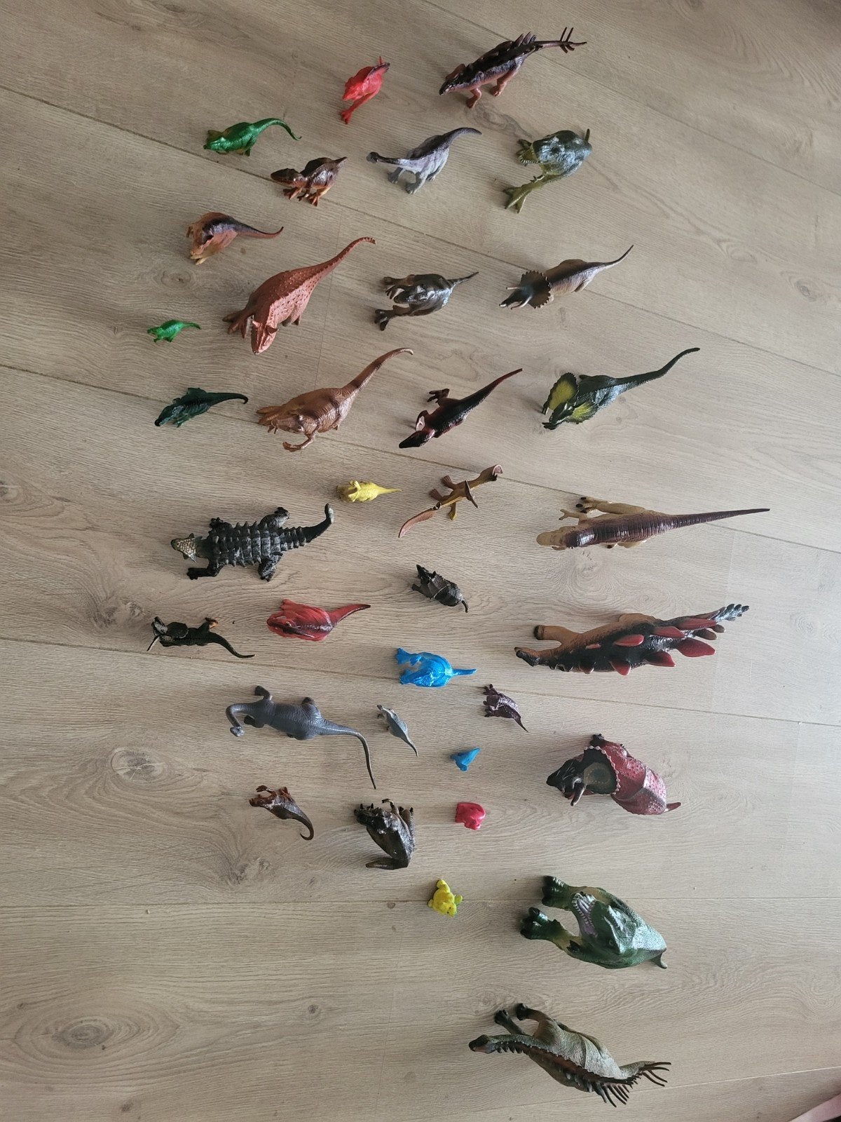 35 speelgoed Dino's, Verzamelen, Ophalen of Verzenden, Zo goed als nieuw