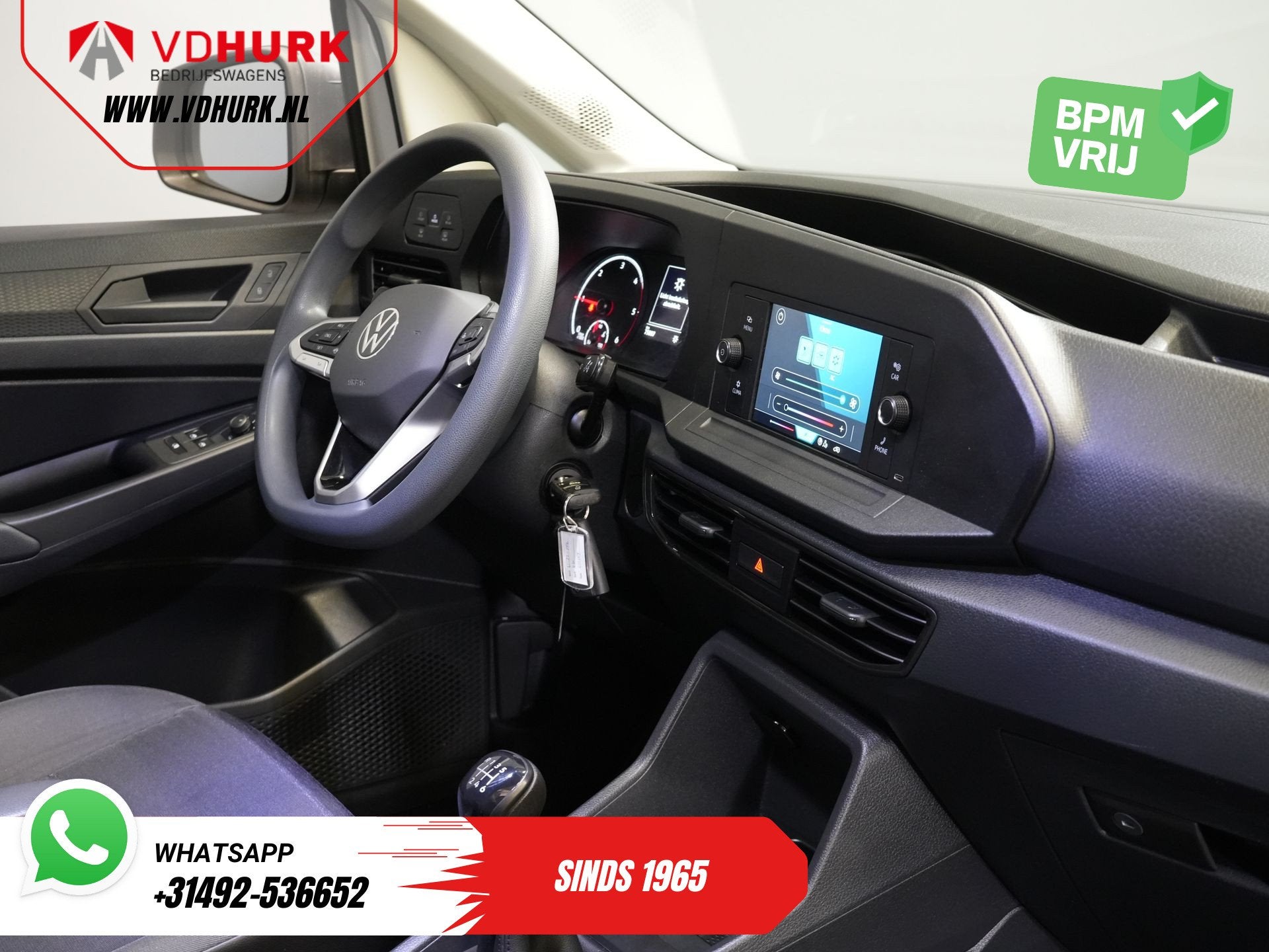 Volkswagen Caddy Cargo 2.0 TDI 100 pk Omvormer/ Sortimo/ Cru, Voorwielaandrijving, Gebruikt, 4 cilinders, Volkswagen