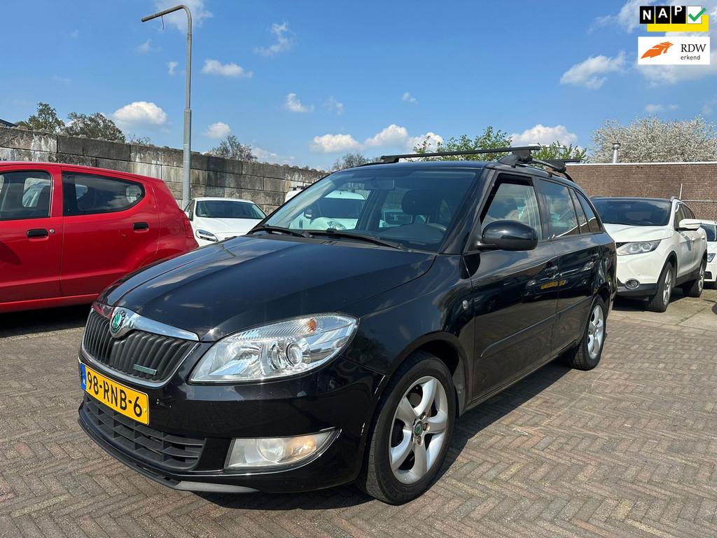Skoda Fabia Combi 1.2 TDI Greenline AIRCO/ CRUISE/ LM VELGEN, Voorwielaandrijving, Euro 5, Zwart, 1199 cc